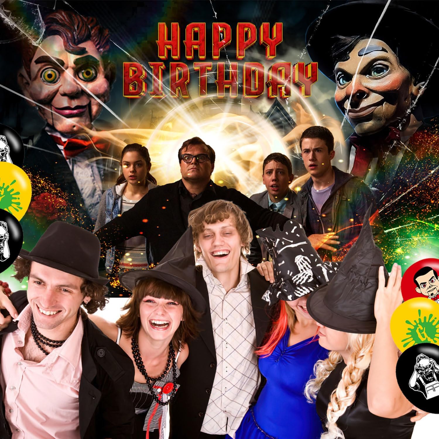 Goosebumps Birthday Party Decoration, Photo Background 5 x 3 FT, 18 Pcs Balloons,Goosebumps Merch Party Backdrop Supplies - Image 7