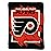 Northwest NHL Philadelphia Flyers Micro Raschel Throw Blanket, 46 x 60, Dimensional