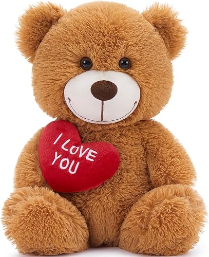 Miniatura 59 de Oso de peluche gigante de 52 pulgadas, animal de peluche grande con corazón, oso de peluche marrón grande para niños, regalo de San Valentín