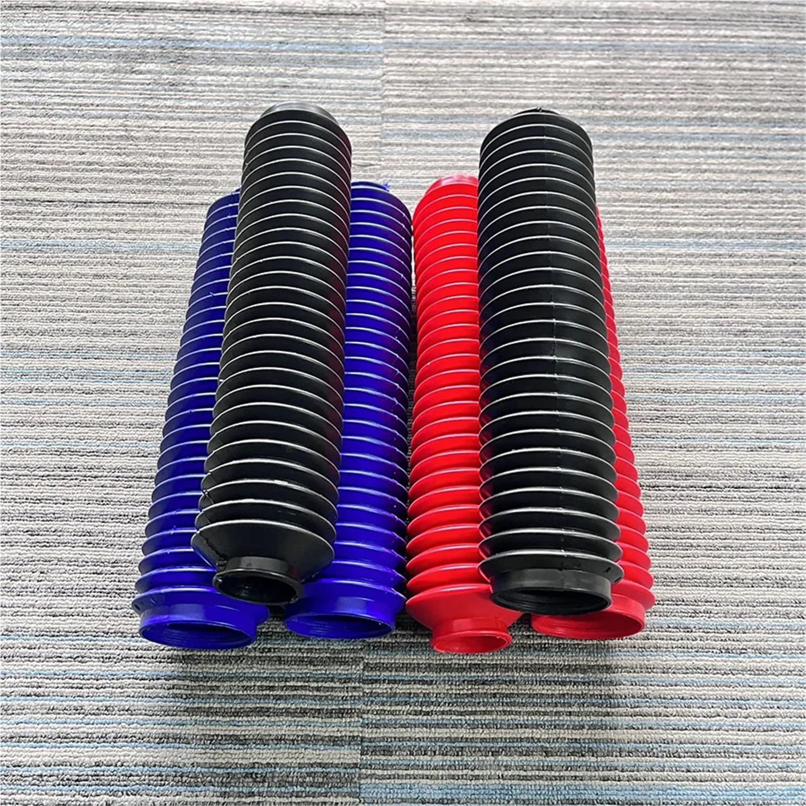 Osłony widelca motocyklowego Widelce motocyklowe Uniwersalne gumowe osłony przedniego widelca motocyklowego pasujące do HONDA CR CRF XR 150 230 F 250 250F 250R 300 450 450 F 450R CRF250F(N0341a-Black)