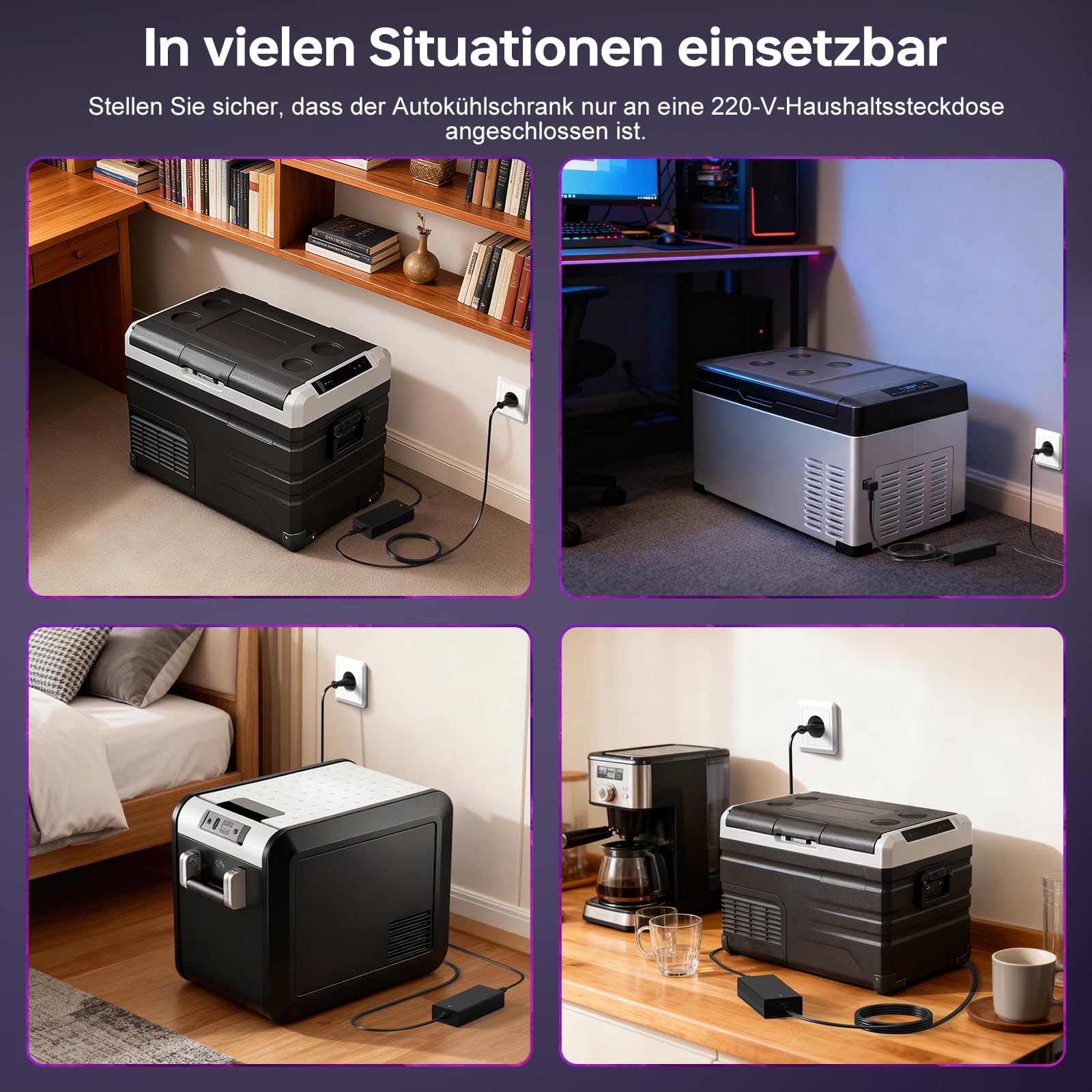 87W Netzteil Ladegerät für Auto Kühlbox Waeco, Dometic, Alpicool, ICECO, ARB, Mobicool, AC Adapter 100-240V Netzteil für Autokühlschrank Bodega