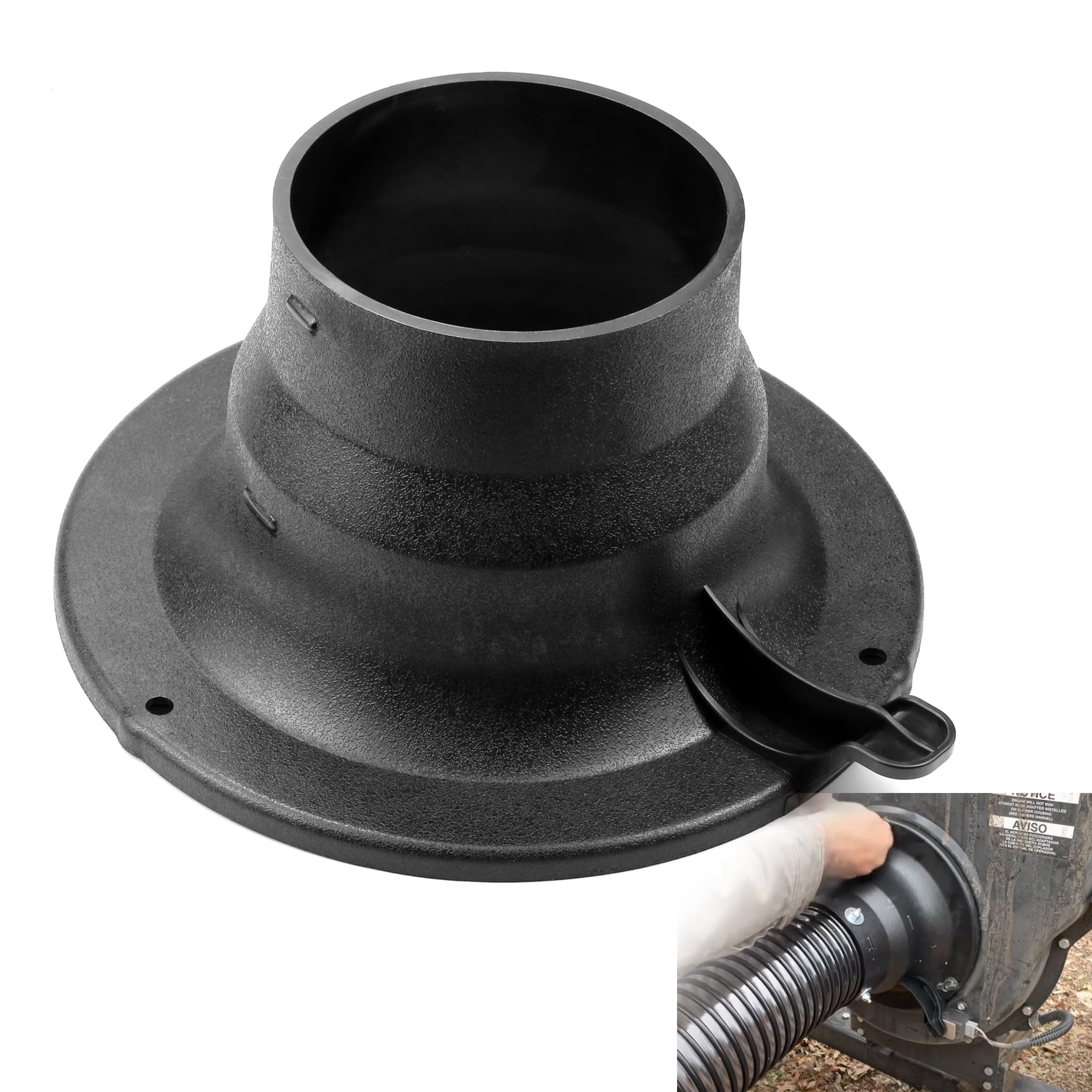 43791 - Adaptador de manguera de vacío para césped, piezas de aspiradora para aspiradoras Agri Fab Connect y mangueras de 5/6/7 pulgadas