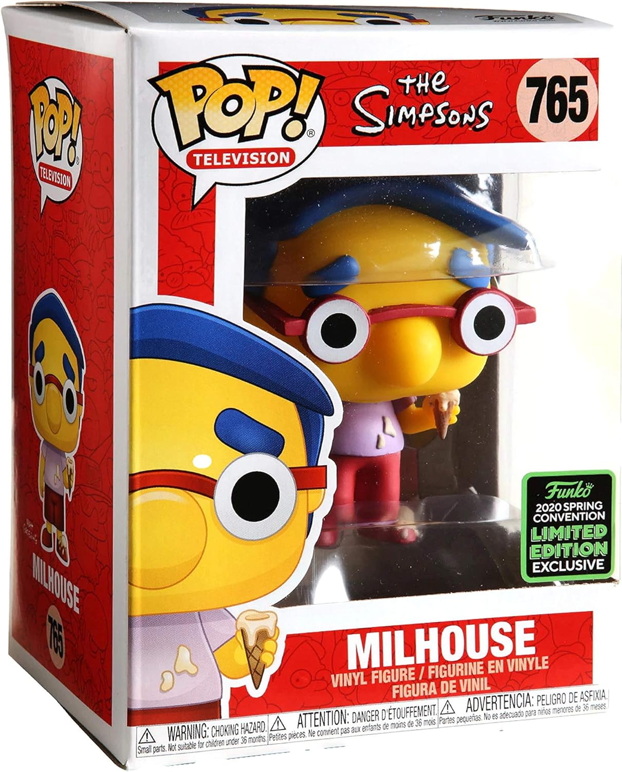 Funko POP! The Simpsons: Milhouse (ECCC) Exclusive #765