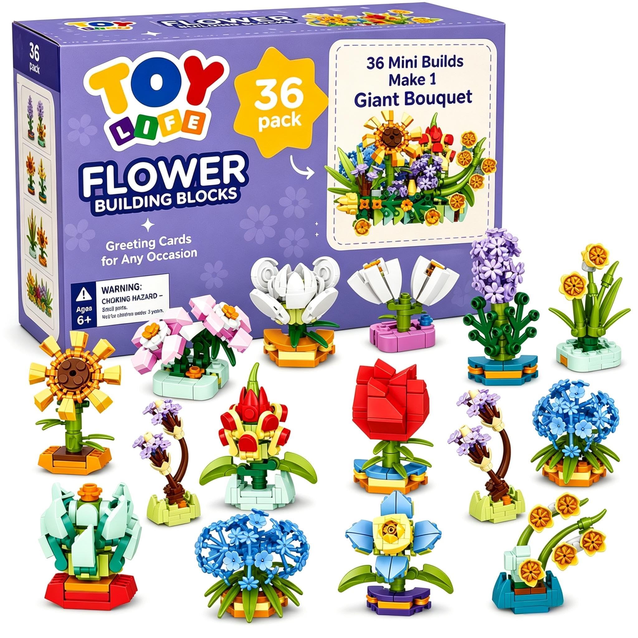 Amazon.com: TOY Life 36 Pack Party Favors for Kids, Tiny Plants