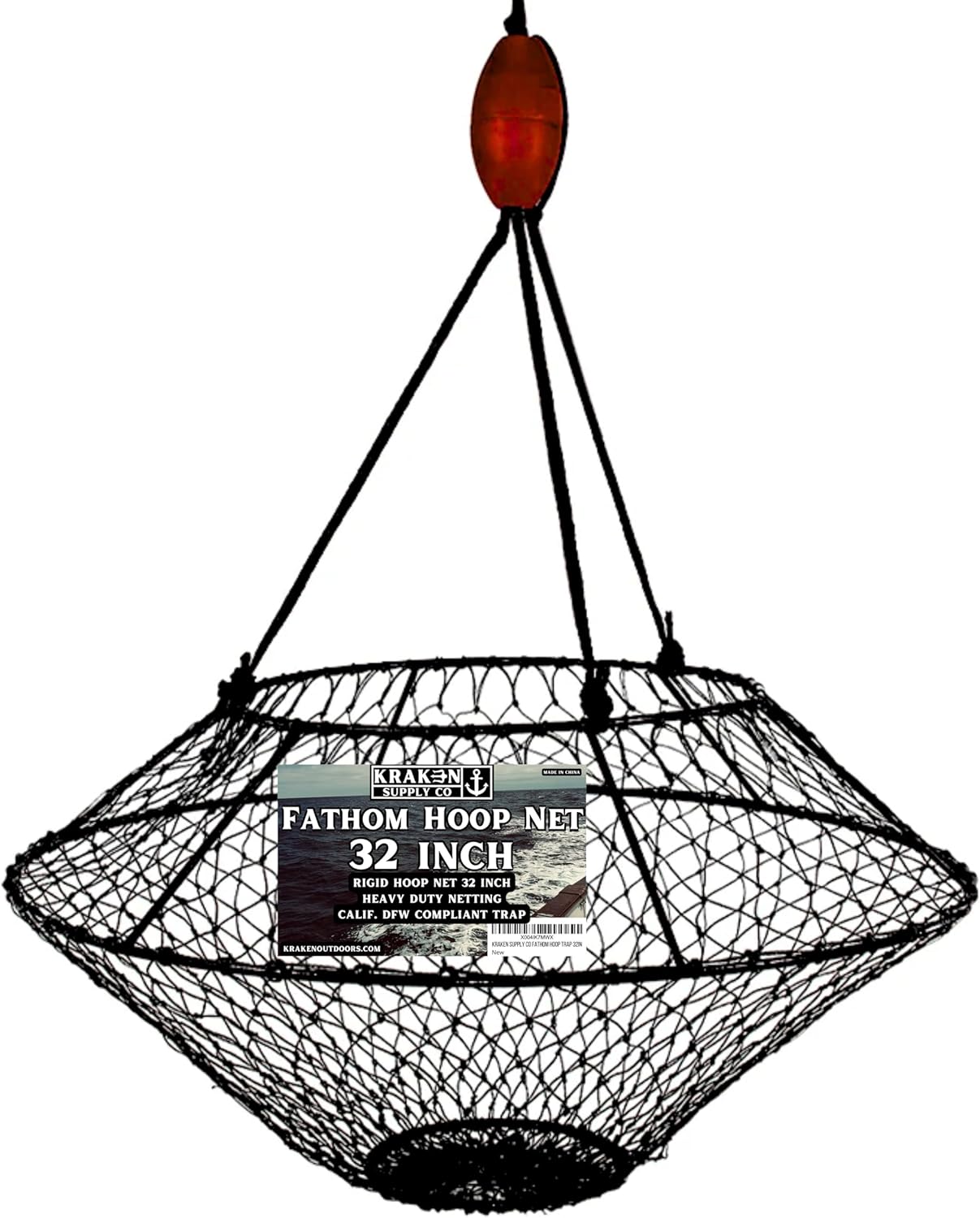 Crab Trap Hoop Net Trap for Crab and Lobster Saltwater Designed in USA