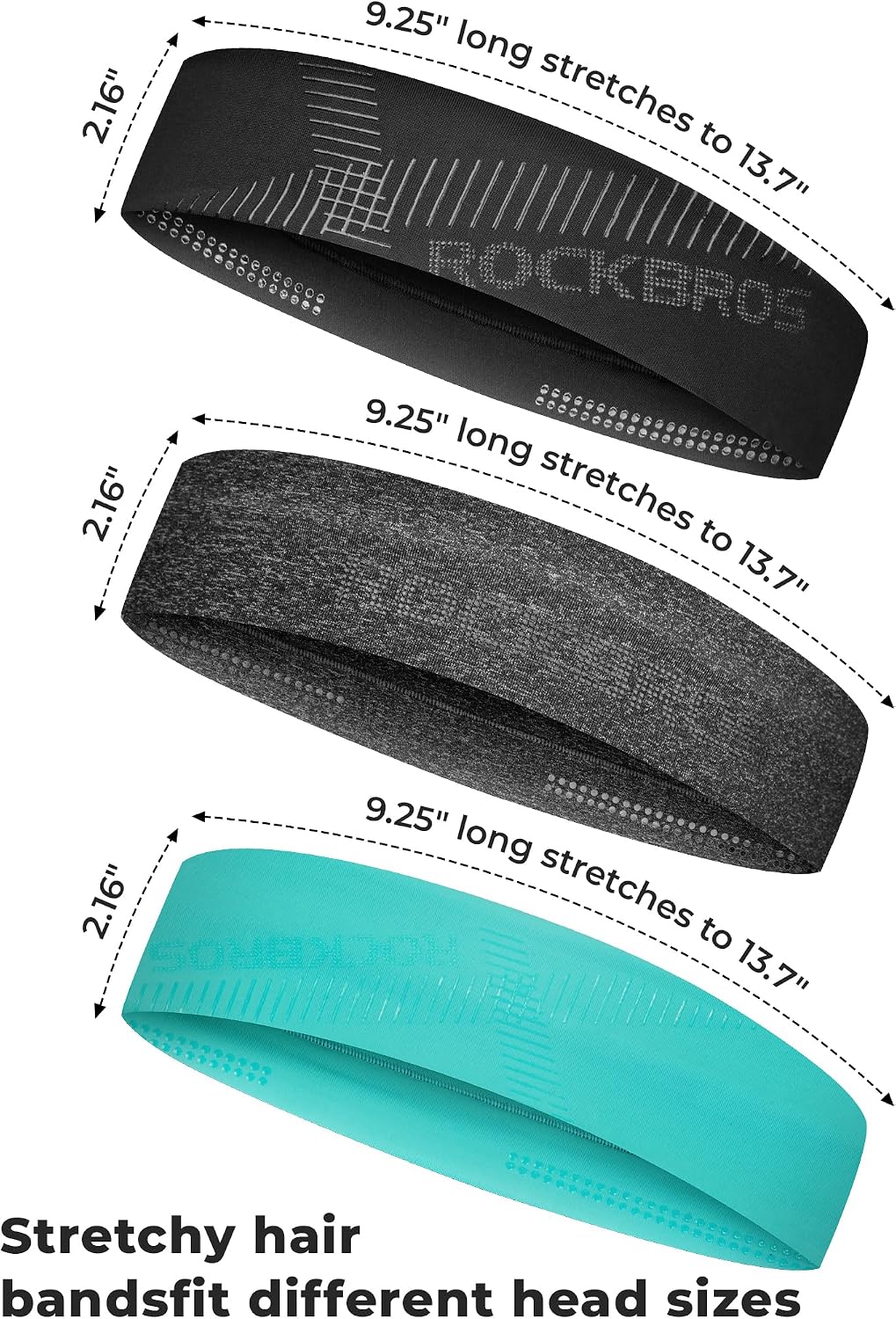 ROCKBROS Pickleball Headband Ice Silk Elastic Cooling Sweatband