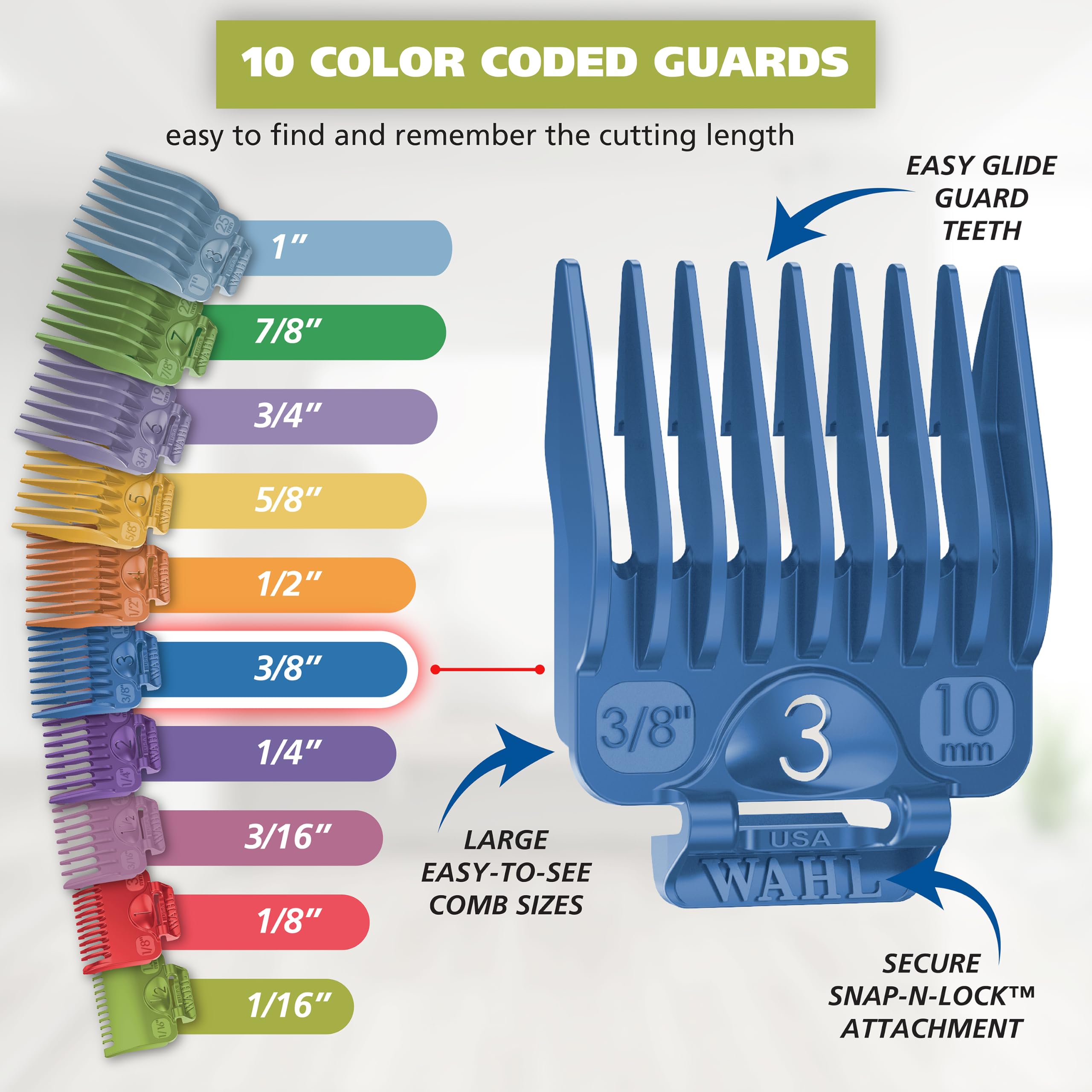 Amazon.com: Wahl Clipper USA Color Pro Complete Haircutting Kit