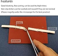 Vista 2 de DKULMN Kit completo de práctica de sutura, herramienta de entrenamiento de anastomosis vascular quirúrgica de microscopía, kit de práctica utura