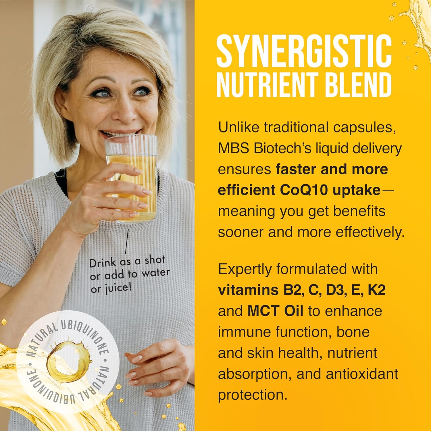 Liquid CoQ10 120mg of Bioavailable Ubiquinone for Superior Absorption. Support Heart, Bone, and Skin Health with a Natural Antioxidant. 35 Servings in a Convenient 17 oz Bottle. - Image 5