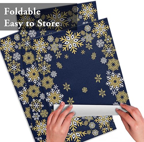 Vista 715 de Juego de 6 manteles individuales rojos para el día de San Valentín, diseño de corazón de San Valentín, resistentes al calor, lavables, manteles