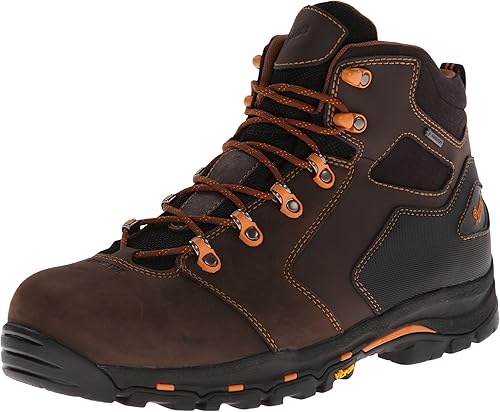 Danner Vicious - Botas de trabajo con punta compuesta de 4.5 pulgadas para hombre, cuero de grano completo con forro Gore-Tex transpirable, sistema