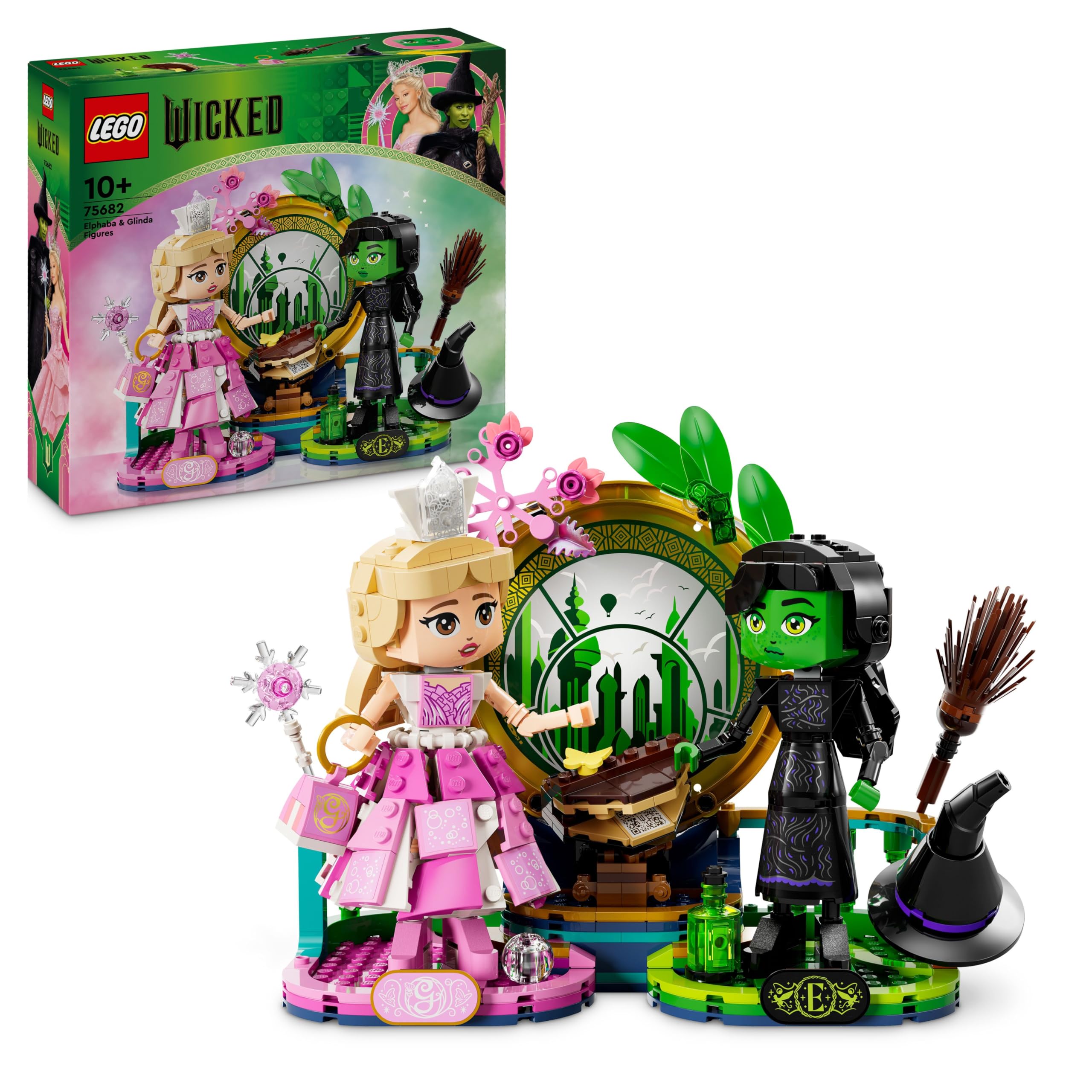 LEGO Wicked 75682 Elphaba & Glinda Figures