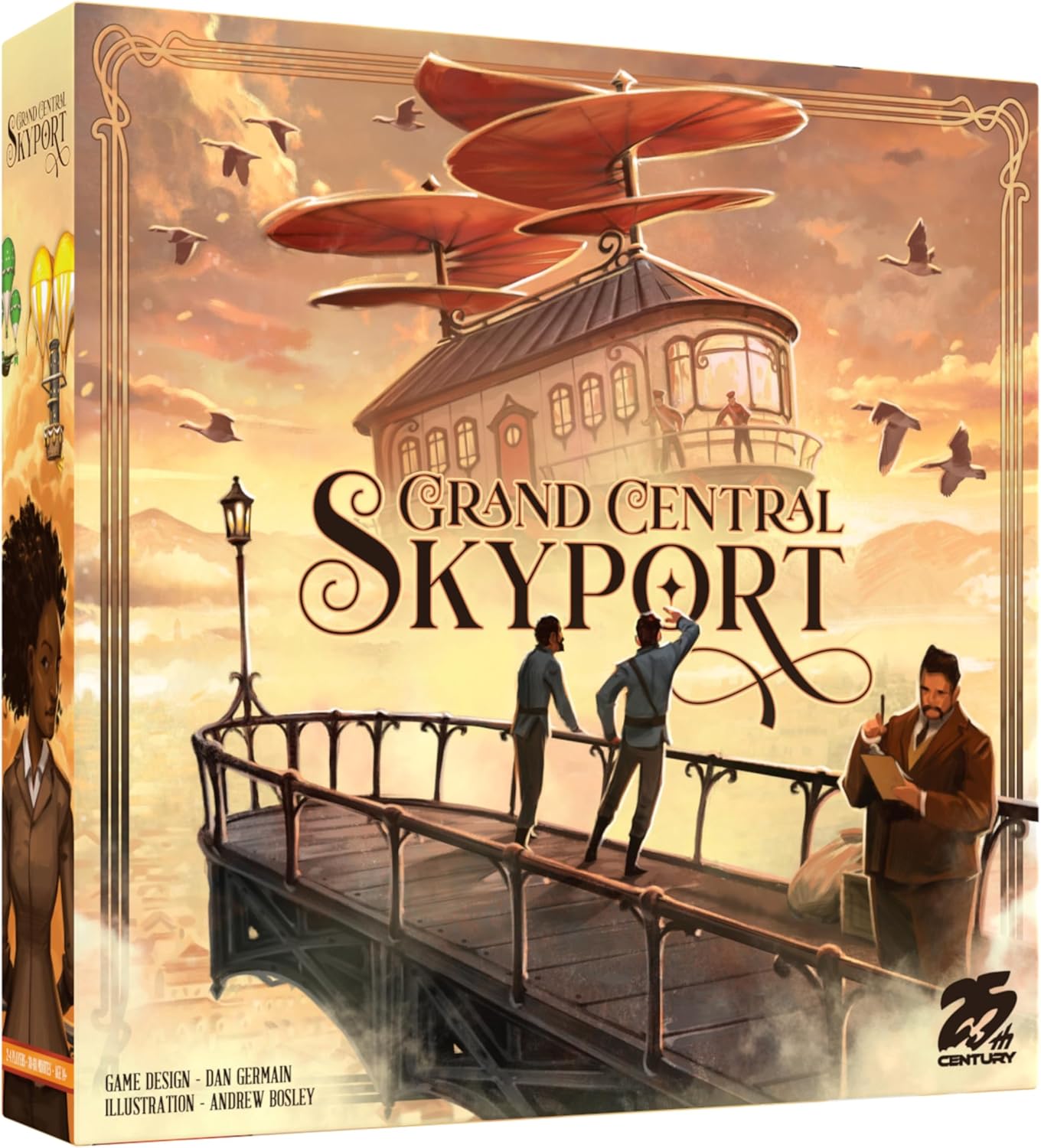 Grand Central Skyport – 25th Century Games | Ages 14+, 2-4 Players, 30–60 Minutes