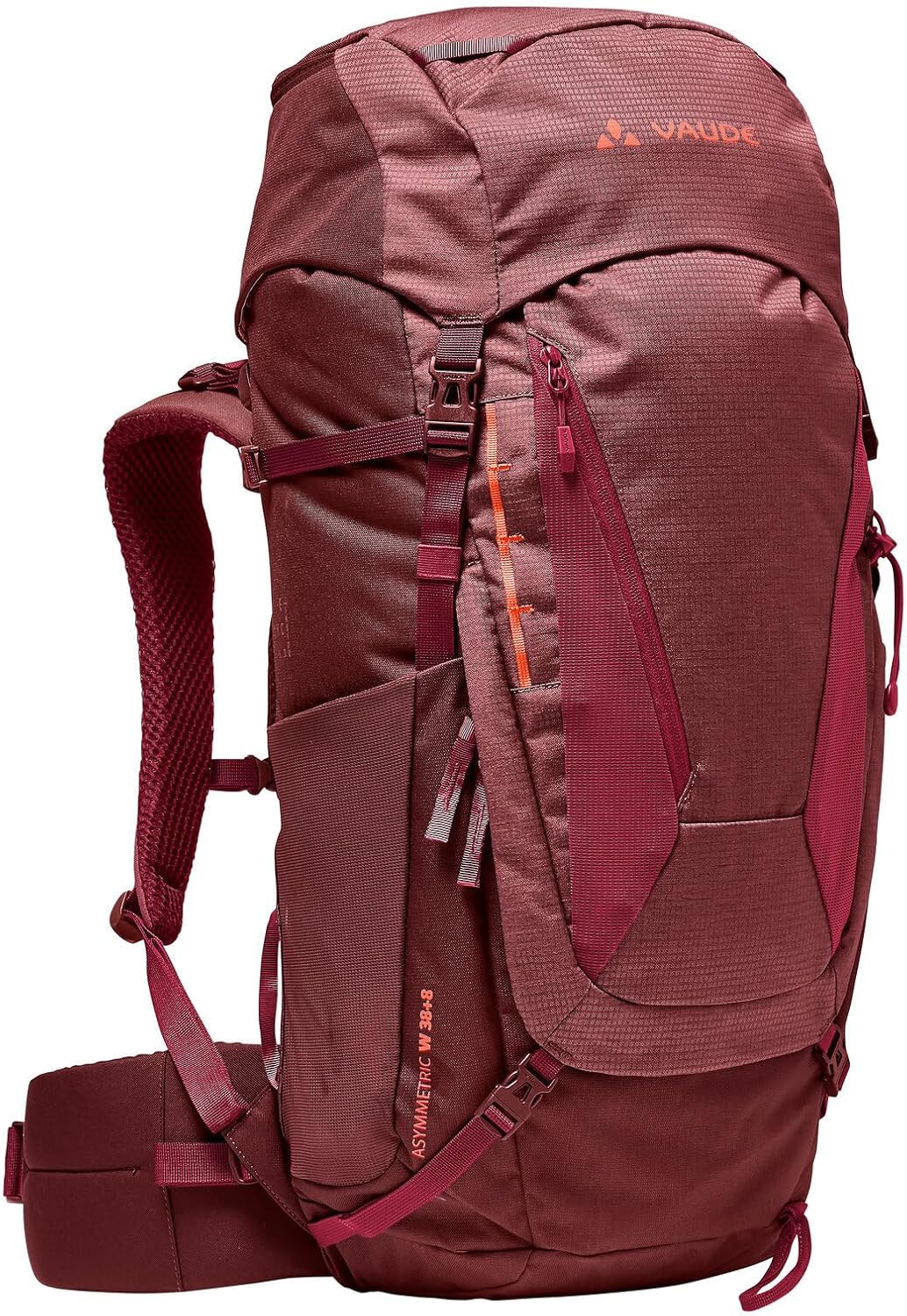 VAUDE Women's Asymmetric 38+8 Trekking Backpack - Eclipse