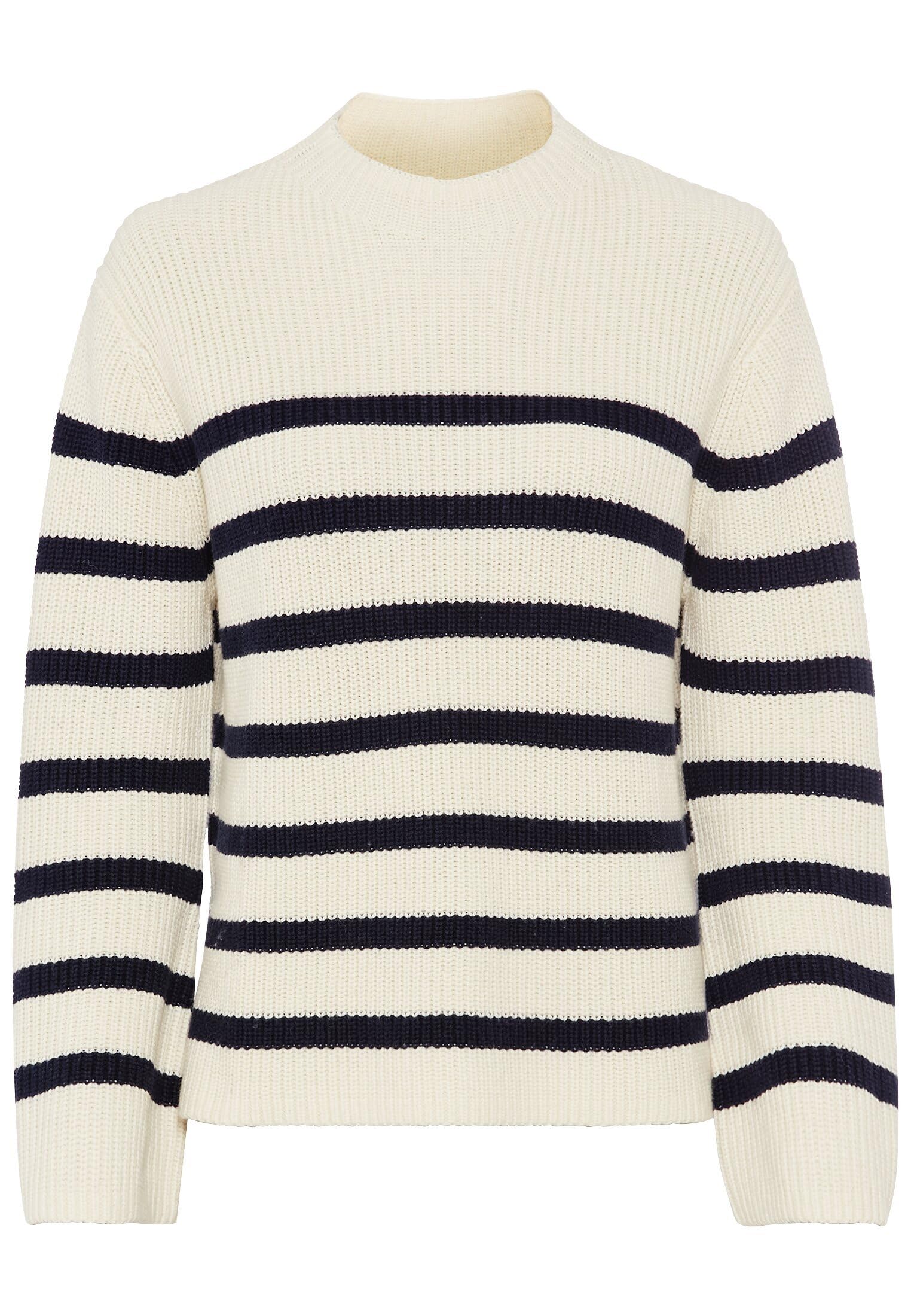camel active Damen Damen Pullover – Langarm | Strickpulli | Baumwolle | Regular Fit