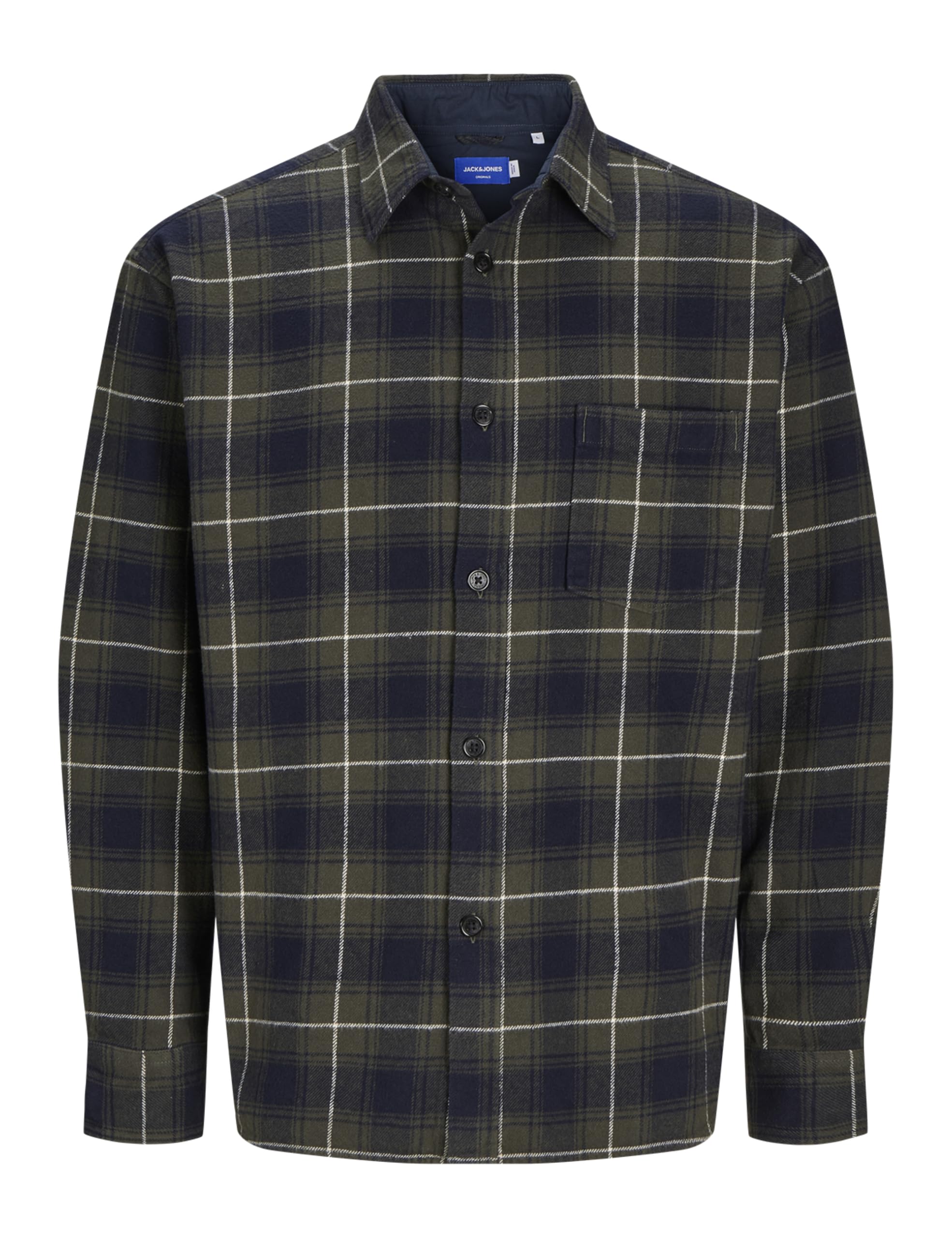 Jorfrederiksberg koszula flanelowa Ls Sn, sky captain, M