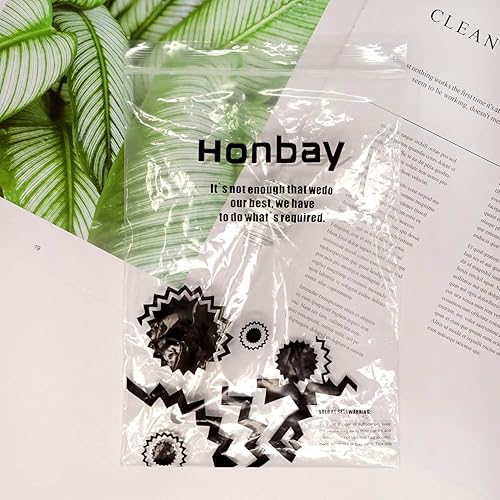 Miniatura 5 de Honbay Jarabe de mermelada de miel de vidrio, 1 unidad en barra de cuchara de miel para tarro de miel (6 pulgadas)