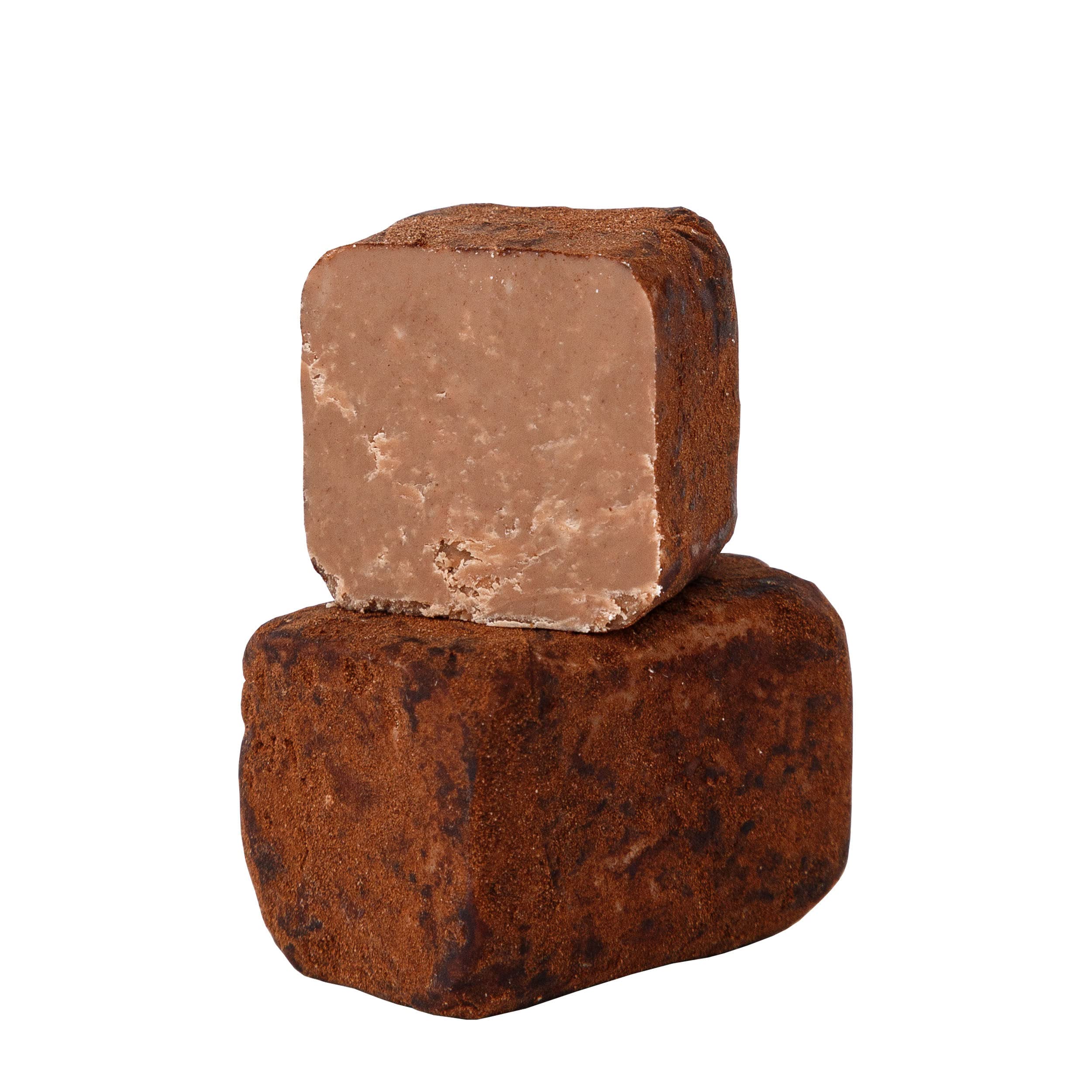 GUSTONE. Tartufi Dolci Cremino 70 Stück je 14g Antica Torroneria 1kg | glutenfrei, IGP-geschützte Herkunft, Trüffel-Praline Nougat weißer Piemont-Haselnüsse, Schokoladentrüffel, 26,6% Kakao