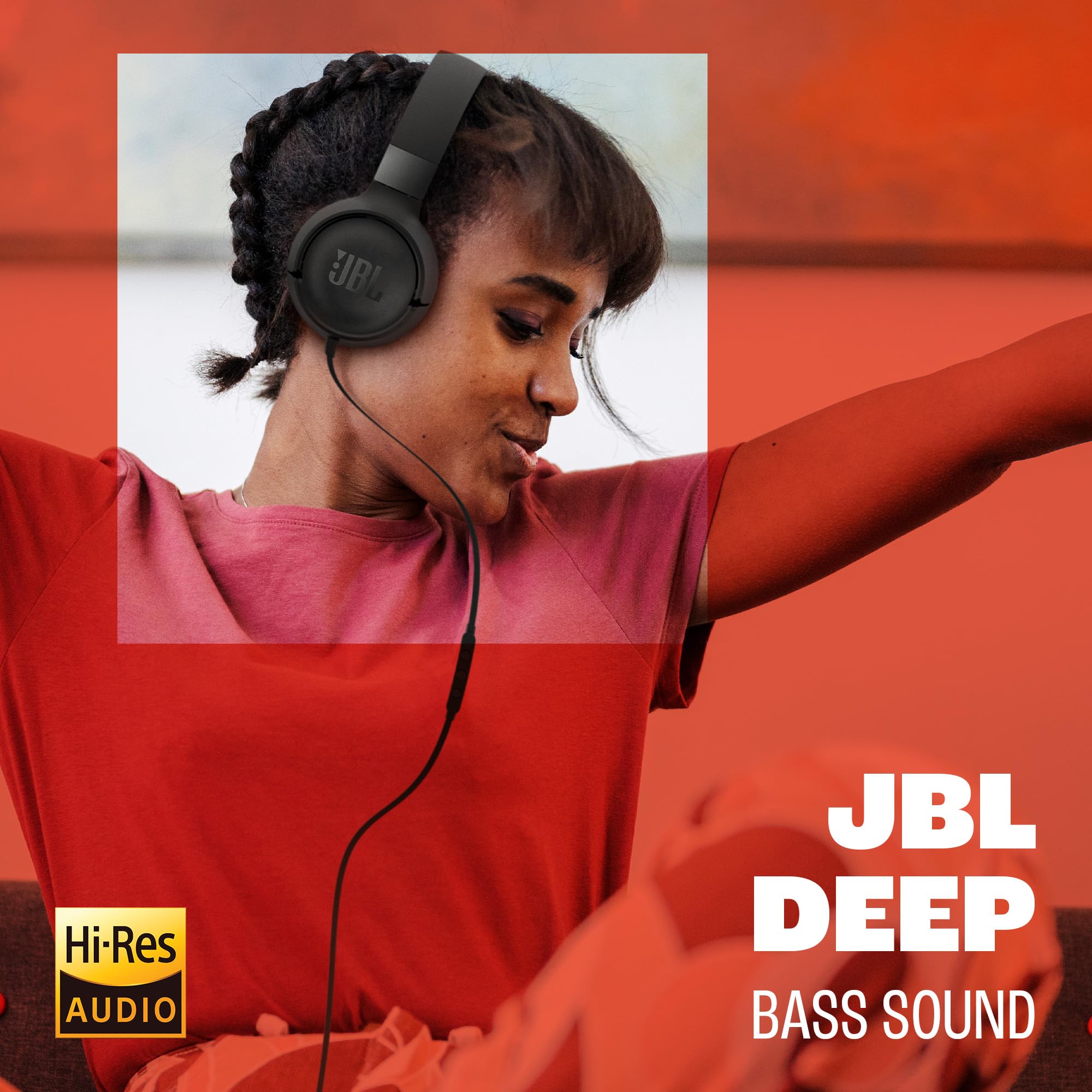 JBL Tune 520 C Cuffie con Filo On Ear, Microfono, Suono JBL Pure Bass, Preimpostazioni EQ, Connettività USB Tipo C, Design Pieghevole e Cavo Anti-Groviglio, Viola