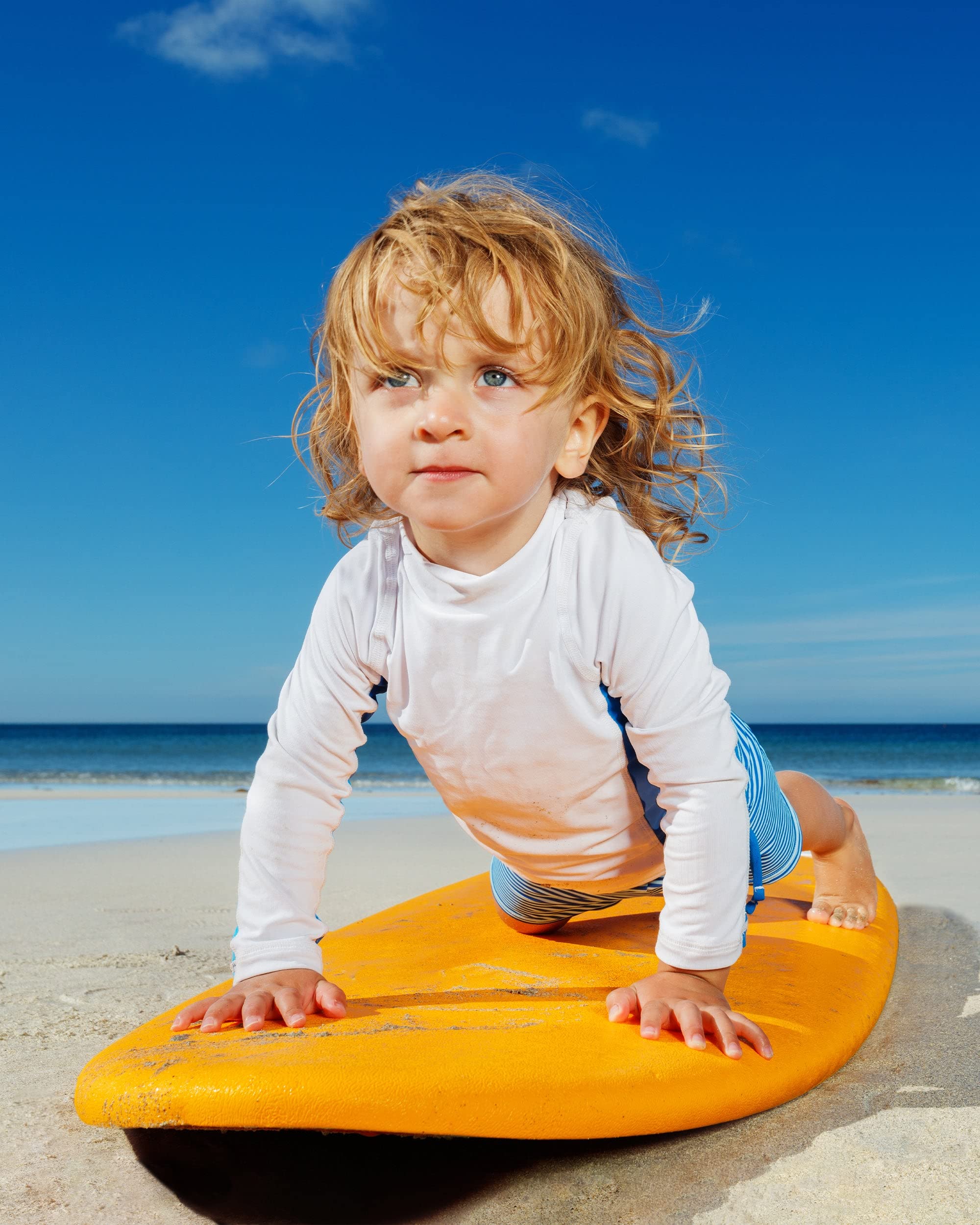 Willit Maillot de bain pour garçon/enfant à manches longues UPF 50+ protection solaire SPF à séchage rapide