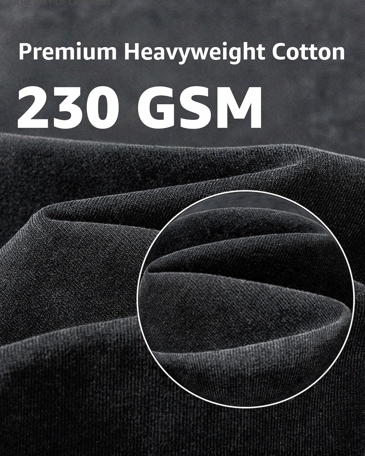 Men's Oversized Heavyweight Cotton T-Shirts, Unisex Acid Wash Thick Short Sleeve Tees Casual Baggy Crewneck Tops - Image 4