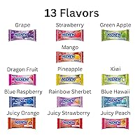 Vista 4 de HI-CHEW Mezcla Variada a Granel, Más de 220 Piezas, 4 Bolsas con Base - 13 Sabores a Granel, Dulces Masticables Dulces y Agrios, Únicos Divertidos