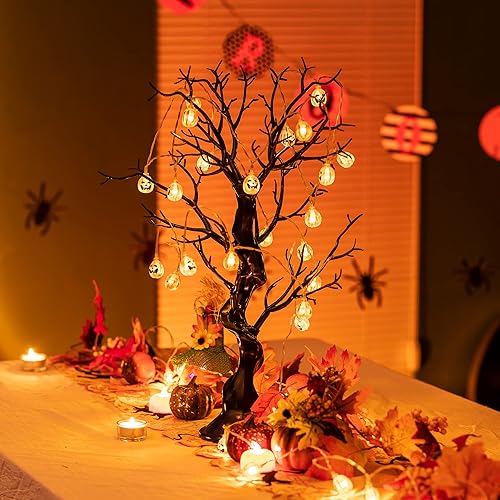 Miniatura 5 de Manzanita - Centros de mesa de árbol para mesas, ramas de árbol blancas de 23 pulgadas para decoración, árbol decorativo alto natural, árbol desnudo