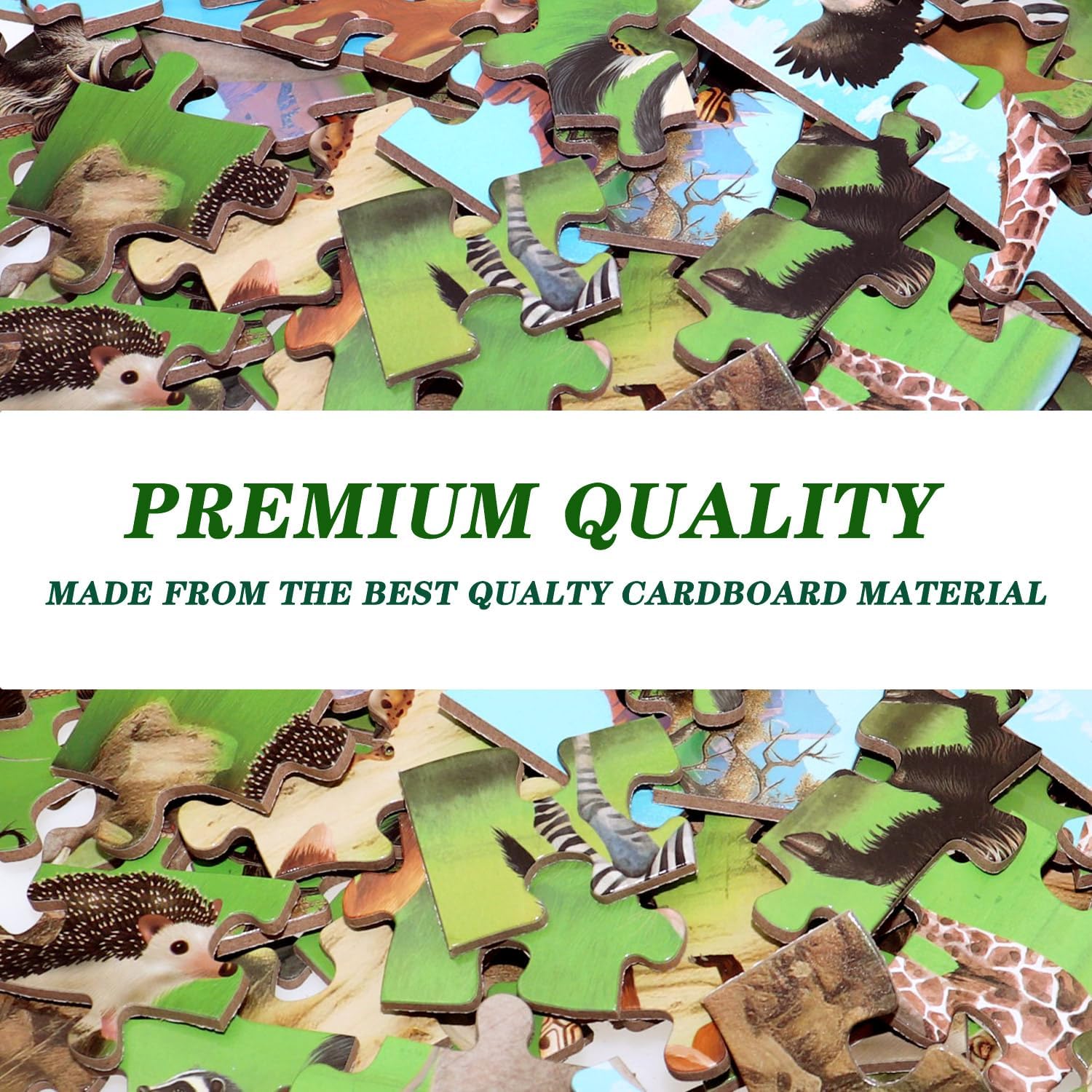 Puzzles for Kids Ages 6-8 Year Old, 100 Piece Grassland Animals Jigsaw Puzzle for Toddler Children Learning Educational Puzzles Toys for Boys and Girls - Every Piece is Unique