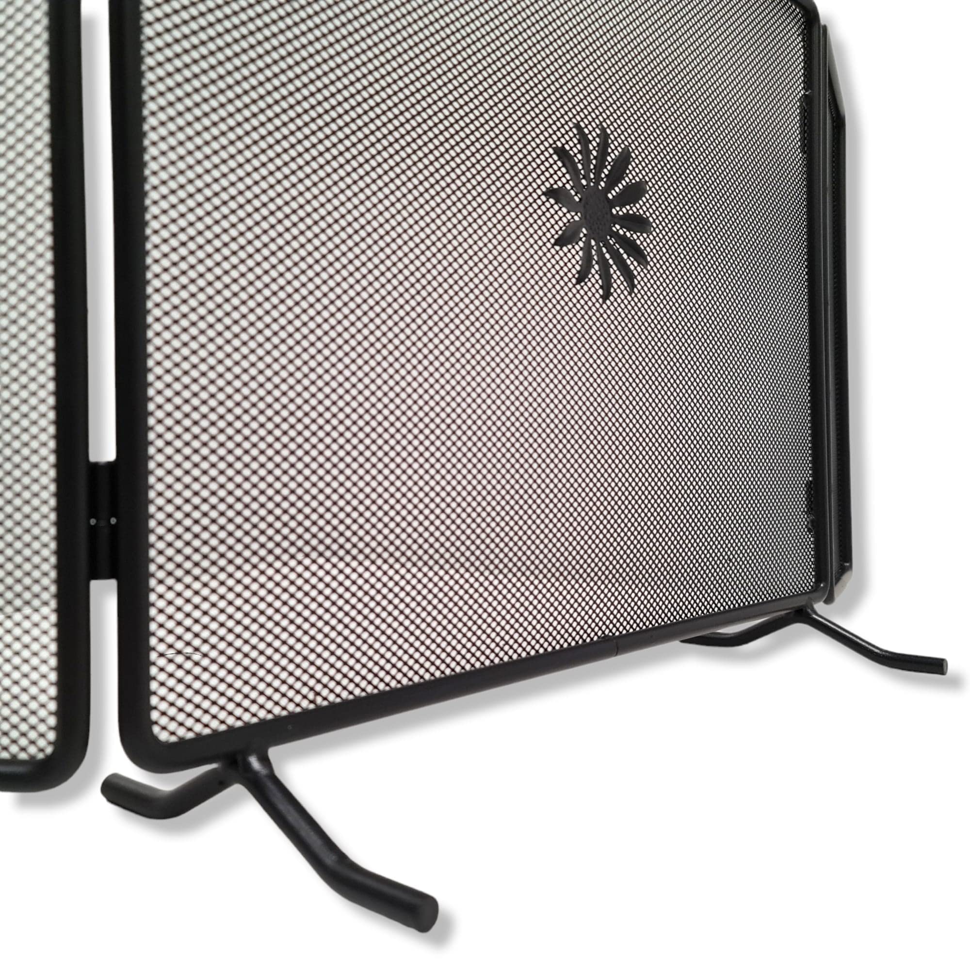 OEM Skermo per camino in Ferro battuto, Rustico, Nero, 9.7 pounds, 90 x 50 cm