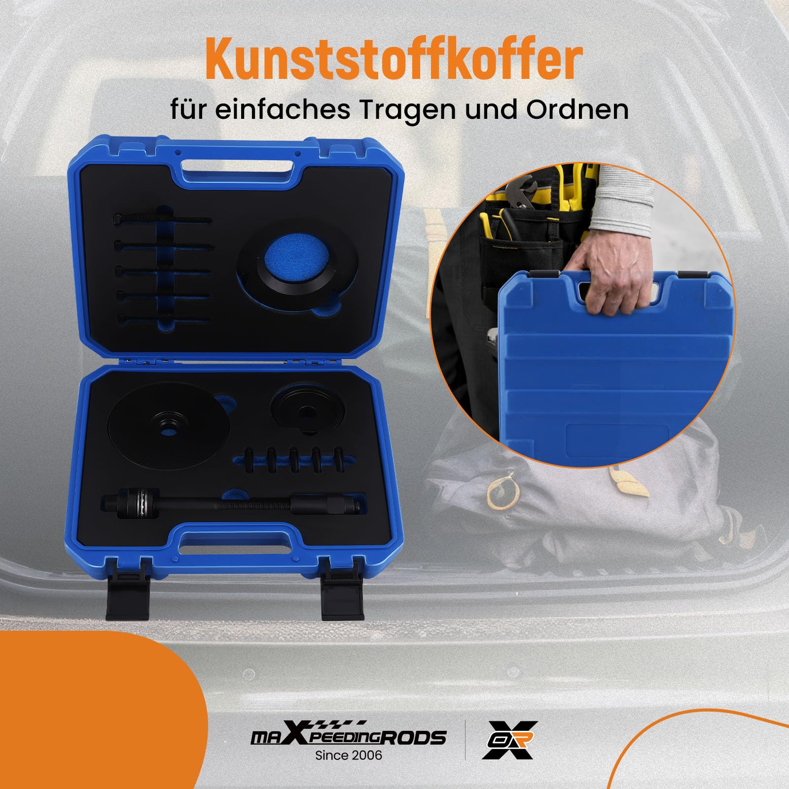 maXpeedingrods Radlager Werkzeug Transporter für Citroen, für Opel, für Peugeot, für Toyota Kompaktradlager 9819074780 SU001A6528 FAG: 713 6506 80, SKF: VKBA 7120 J-0562