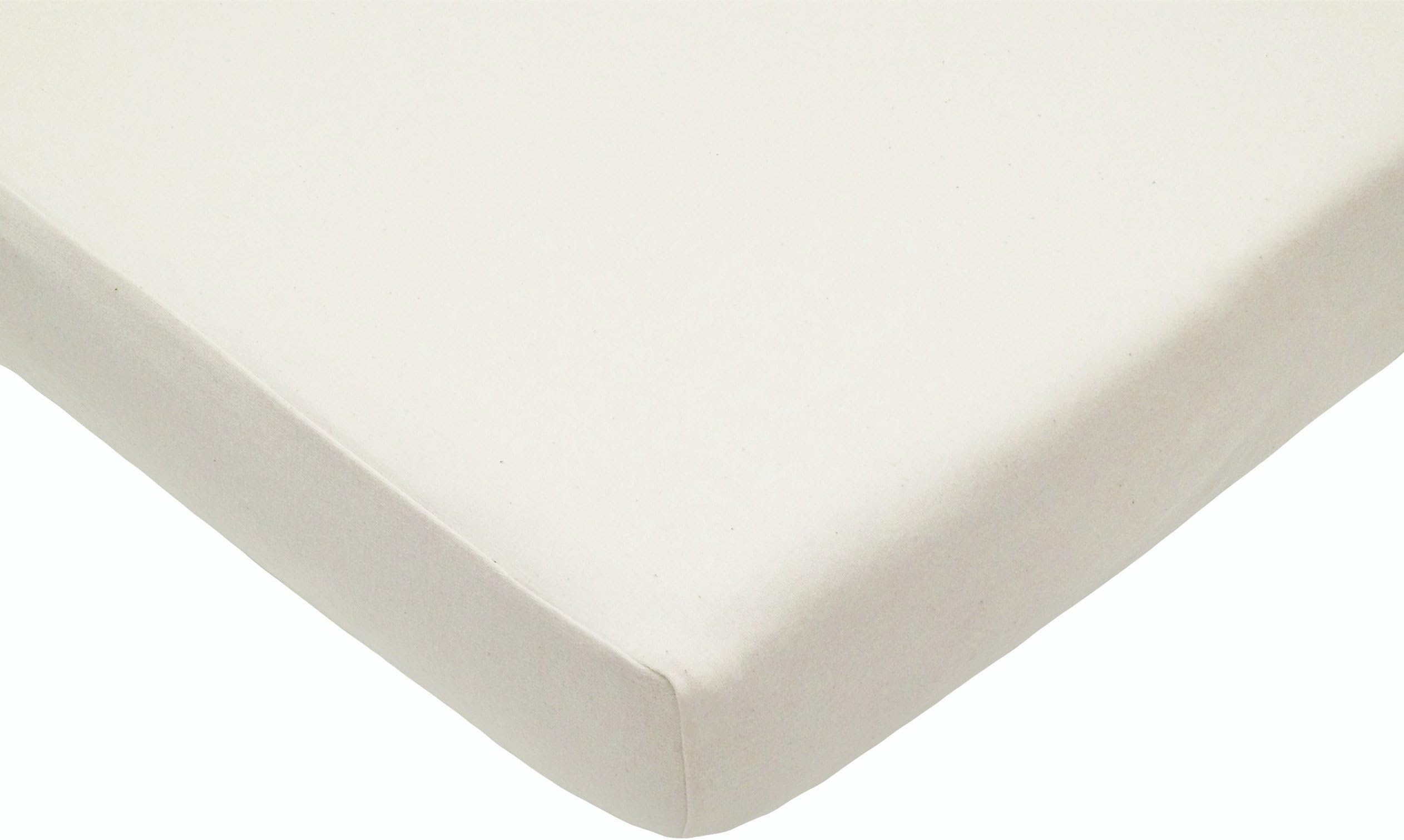 American Baby Company 18" x 36" Knit Fitted Cradle/Bassinet Sheet Made with Organic Cotton in Natural Color Soft Breathable for Boys and Girls