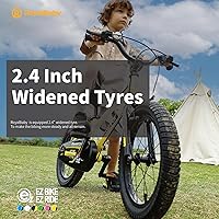 Vista 8 de Royalbaby EZ Kids Innovation - Bicicleta de aprendizaje 2 en 1 con pedal y equilibrio, 12141618 pulgadas, para niños y niñas de 3 a 9 años, varios
