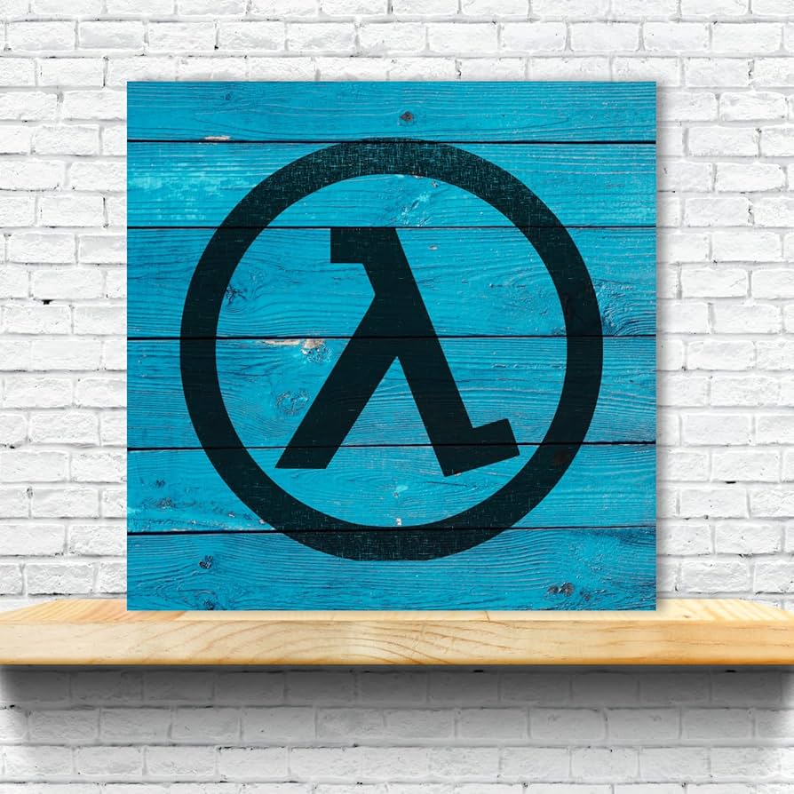 Amazon.com: Half Life Video Game Symbol JDM, quality mylar stencil pack in 3 sizes, reusable for crafts and diy projects CCSTE-22542 : Tools & Home Improvement