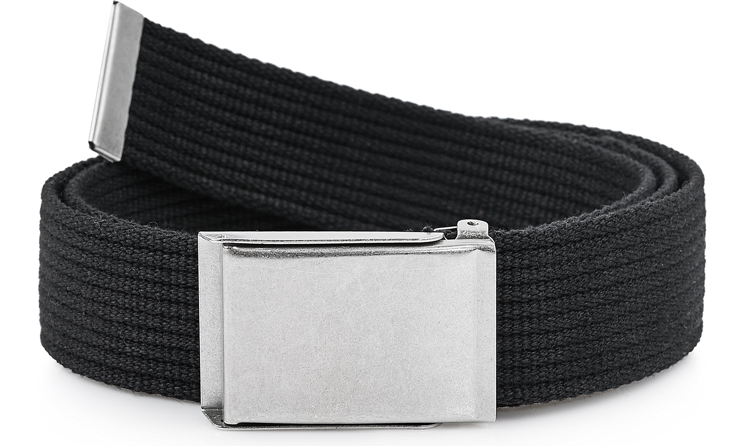 Ladeheid Gürtel Herren Verstellbarer Stoffgürtel aus Baumwolle Gürtel ohne Löcher für Männer Geeignet für Arbeit, Reisen oder Männergeschenke 120 cm x 4 cm P10