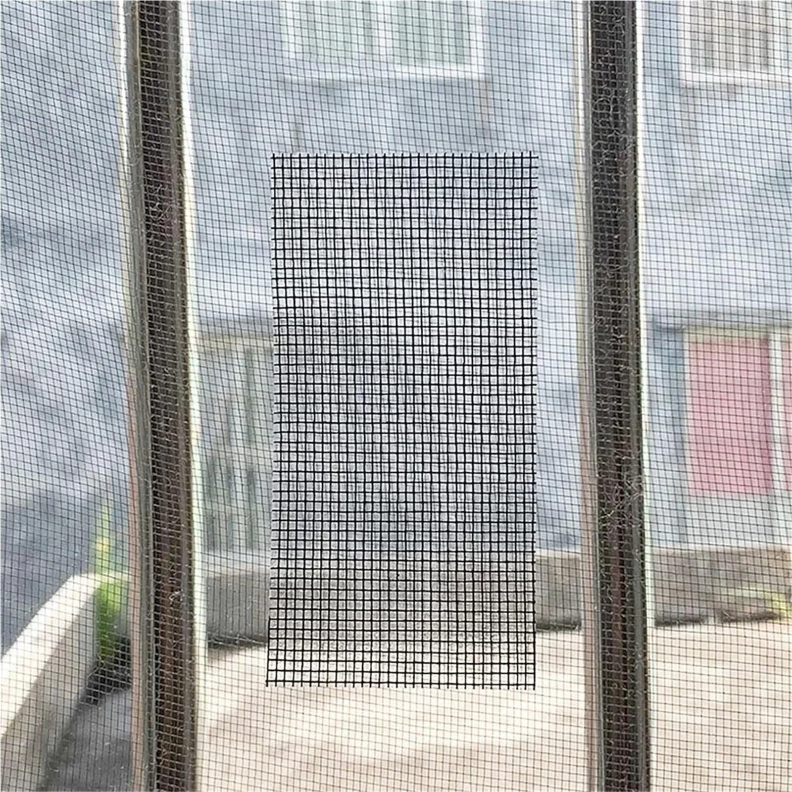 Bildschirm-Fenster-Aufkleber for Bildschirm-Reparatur-Set, starker Klebstoff und wasserdichtes Klebeband, Türvorhang, Moskitonetz, Mesh-Patch für Fliegengitter Tür(GRAY,100mmx3.5m)