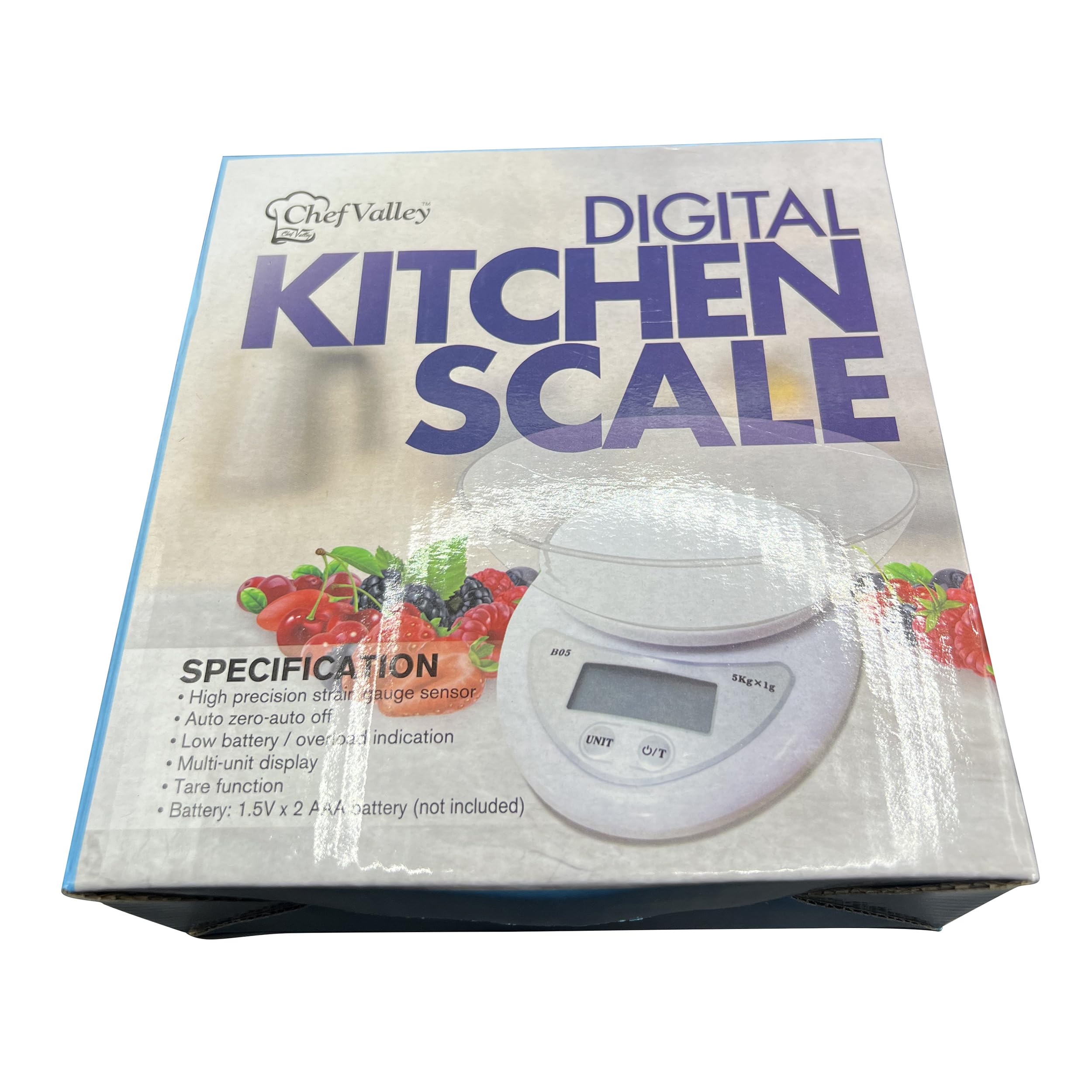 Báscula de cocina digital inteligente con cuenco desmontable de 5 kg x 1 g, peso gramos y onzas para café, hornear, cocinar