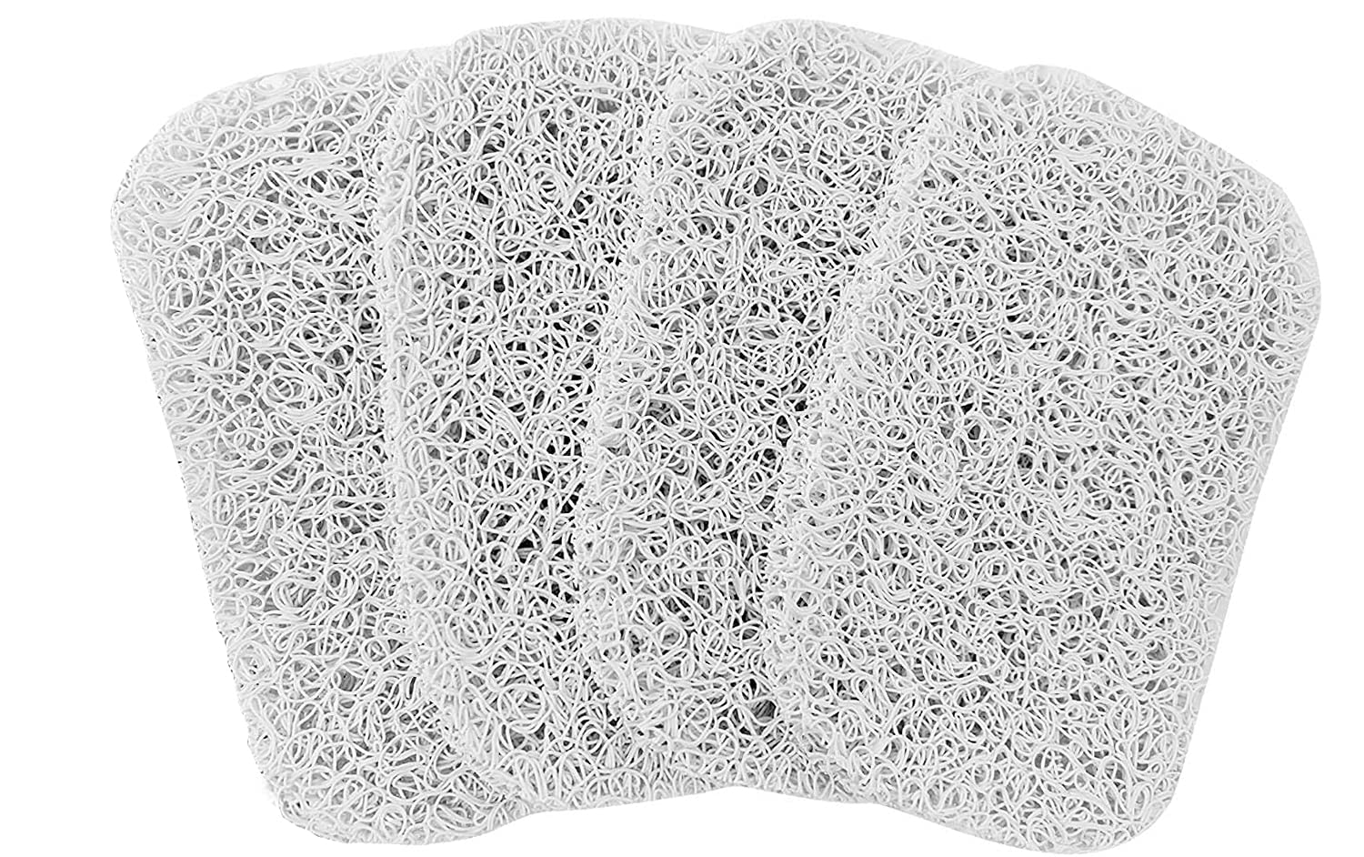 Quanzhou Chenchenchen E-Commerce Co.,Ltd 4 Pack Soap Saver, Soap Dish Soap Holder Accessory - White