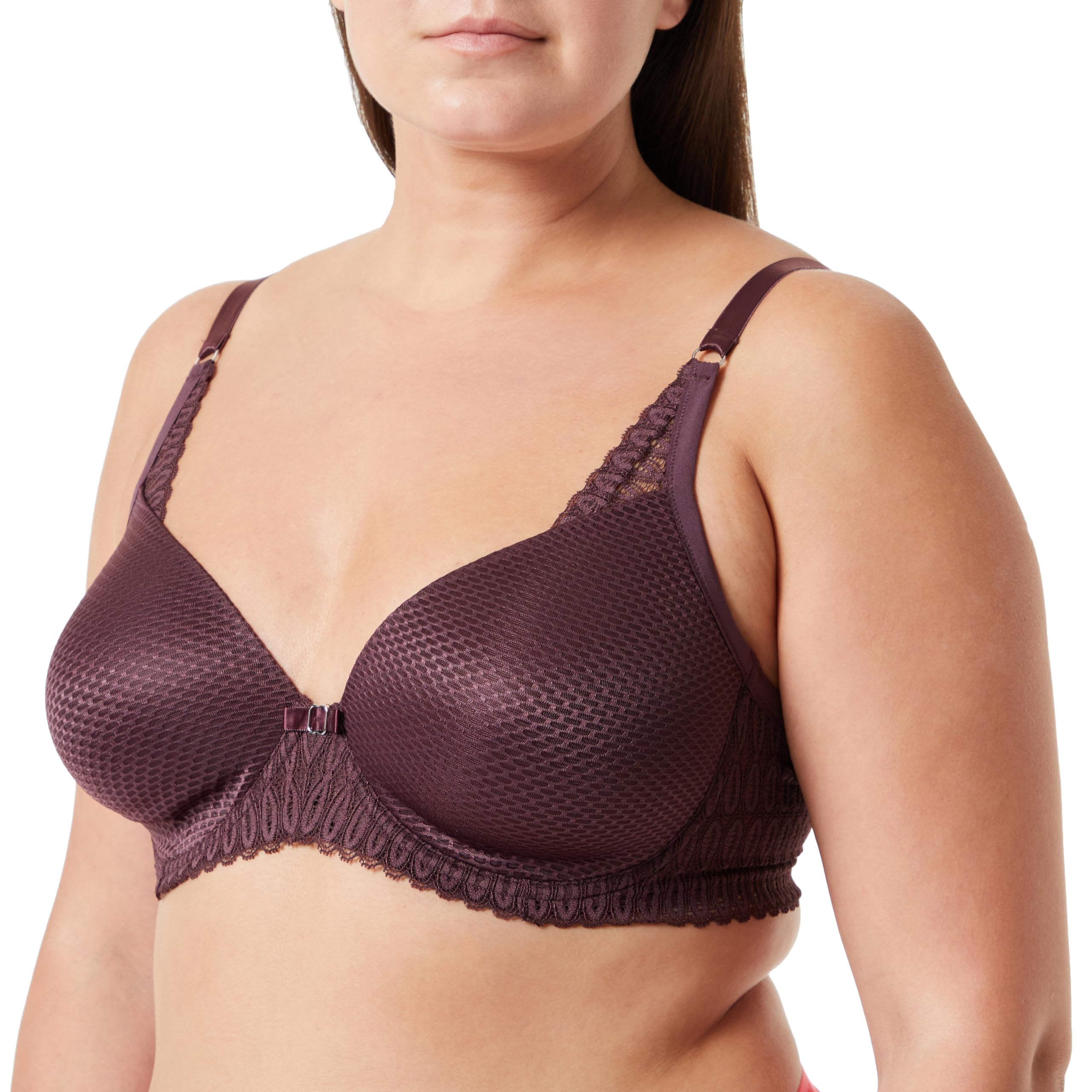 Triumph Women's Aura Spotlight Conscious WHP Bra, Merlot, 32E
