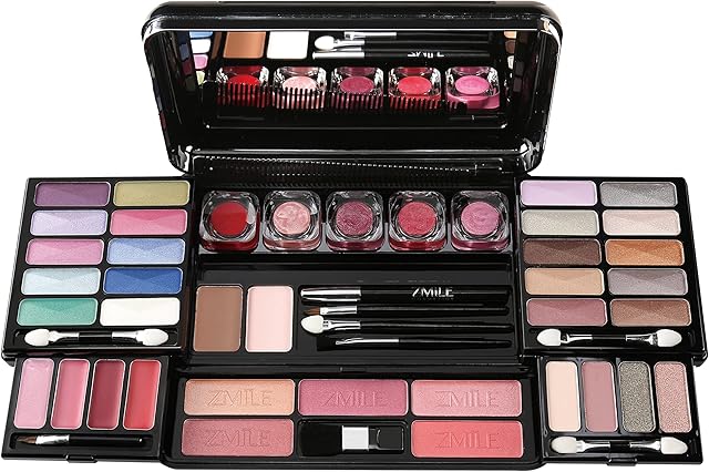 Zmile Cosmetics Classic Zestaw do Makijażu z Kasetką, Wielokolorowy, 51 Elementów