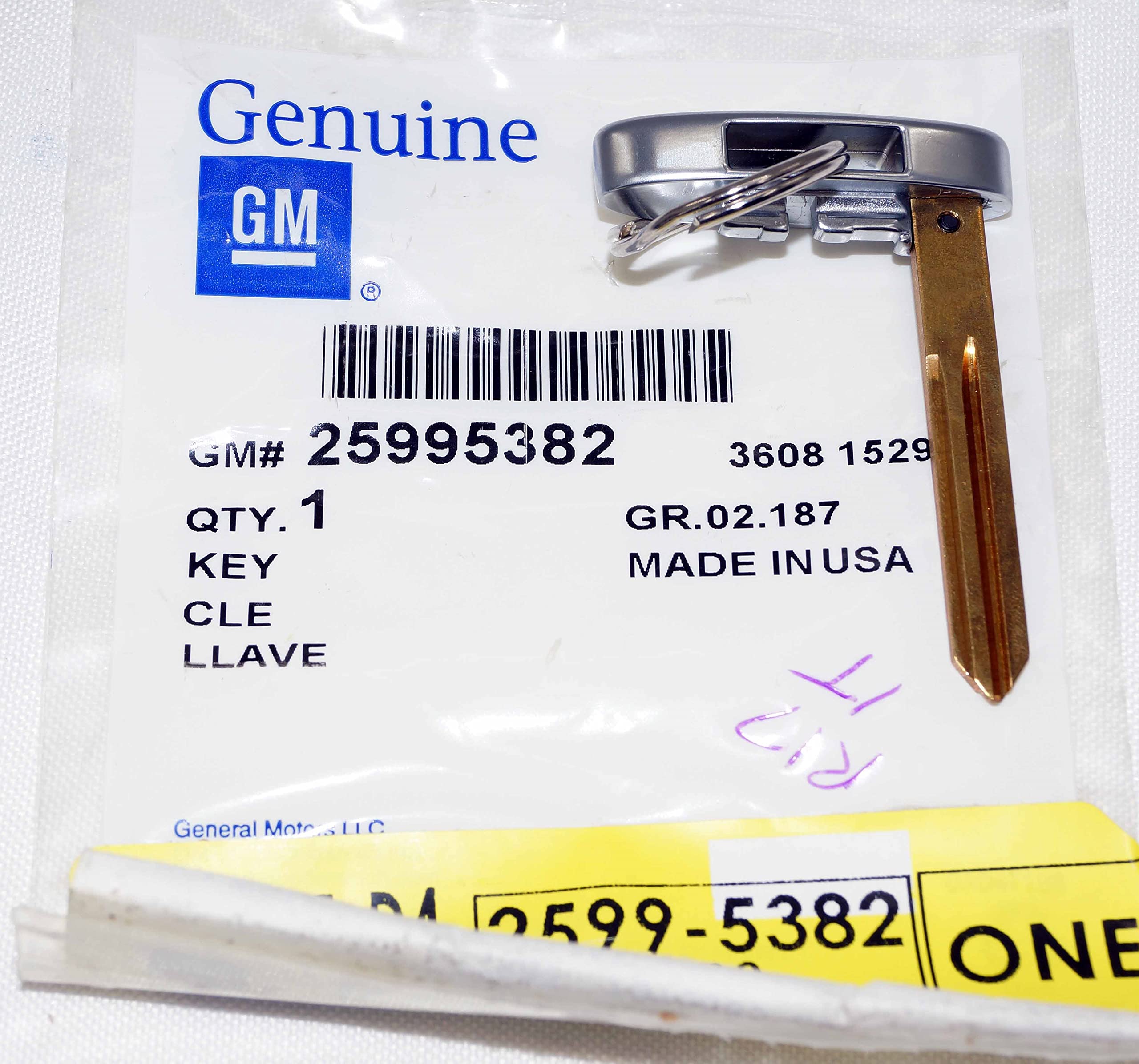 Amazon.com: General Motors, KEY, 25995382 : Automotive