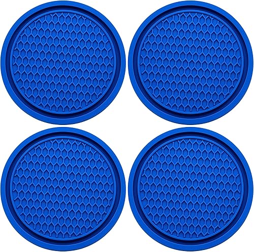 Miniatura 20 de 4PCS Posavasos para Portavasos de Coche, Posavasos Universales Antideslizantes para Portavasos de Auto, 2.75 Pulgadas Accesorios Universales