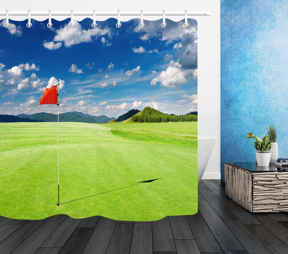 Outdoor Themed Shower Curtains Curtains & Drapes 2023