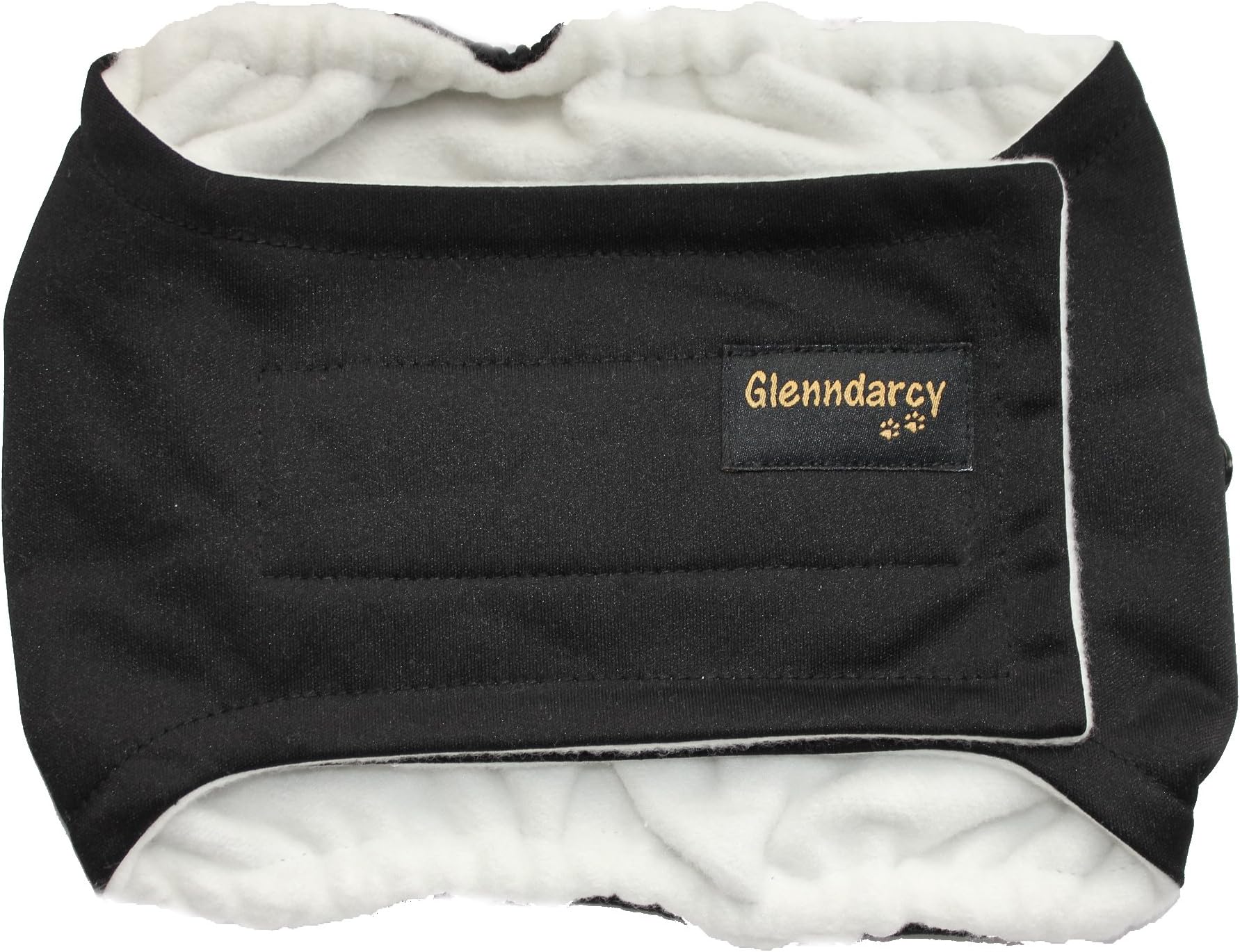 Glenndarcy Male Dog Belly Band I Urine Incontinence Marking I Black