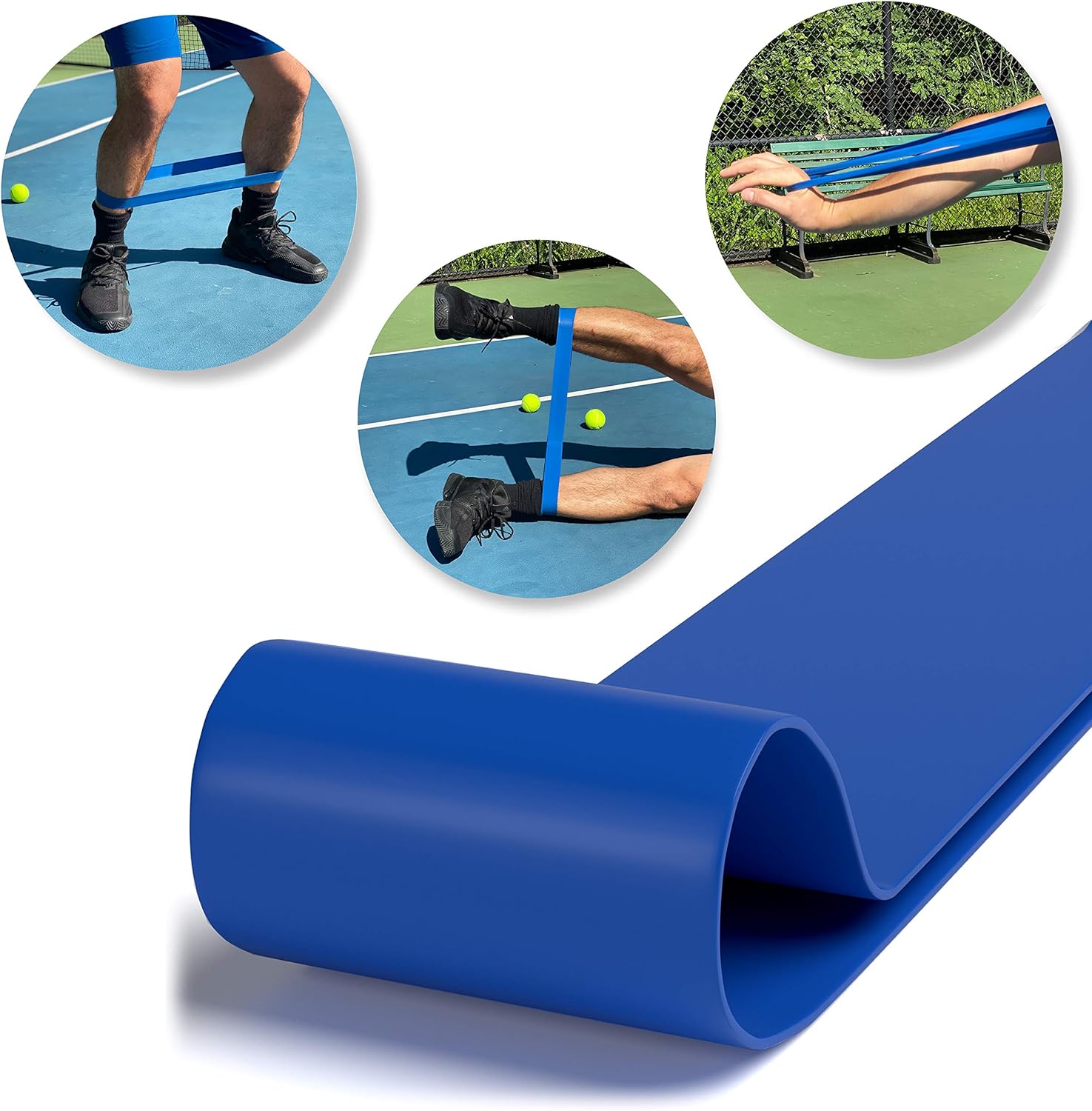 ADV Tennis Fitness Bundle – Resistance Band, Pull Rope, Reaction Ball & Speed Jump Rope – Targeted Fitness Equipment Specifically for Tennis Players and Coaches On and Off The Tennis Court : Sports & Outdoors