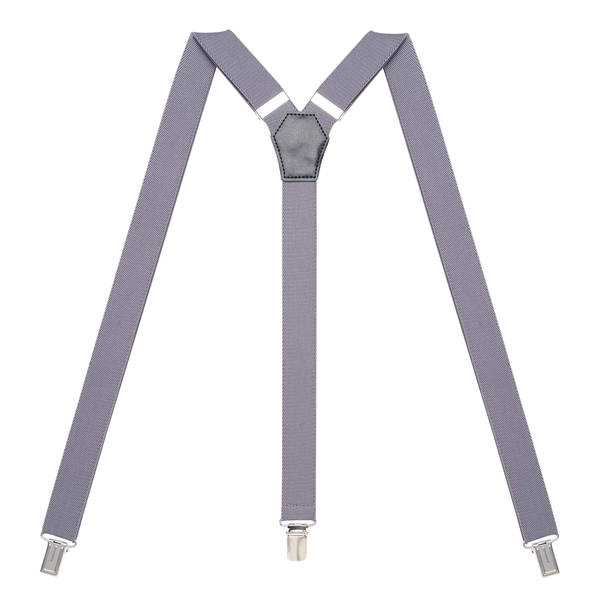 Womens Suspenders – Y Back Style – 1" Width - Comfortably Adjustable Elastic Straps and Metal Clips