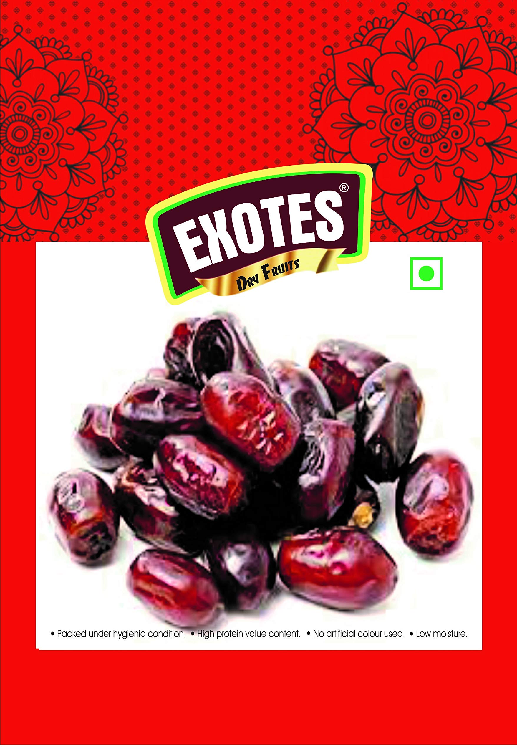 Exotes Premium Dry Fruits (Omani Dates/ Khajoor) - 250 Gm