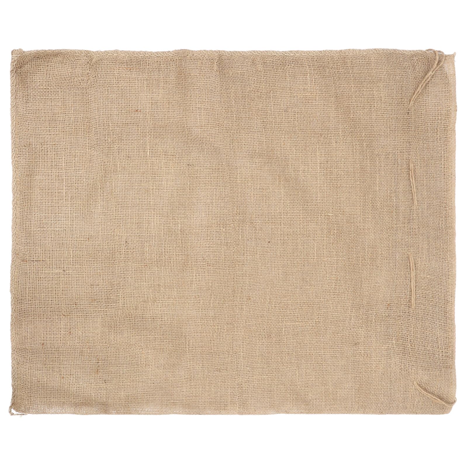 2 Pezzi Copertura in Iuta Naturale per Piante con Coulisse Protezione Antigelo Riutilizzabile per Alberi Arbusti e Piante in Vaso Telo Invernale Resistente per Giardino Outdoor