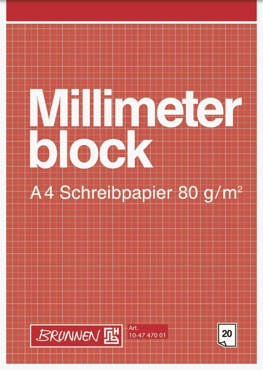 Brunnen A420Bl - 10 Blocchi di Carta per Scrivere