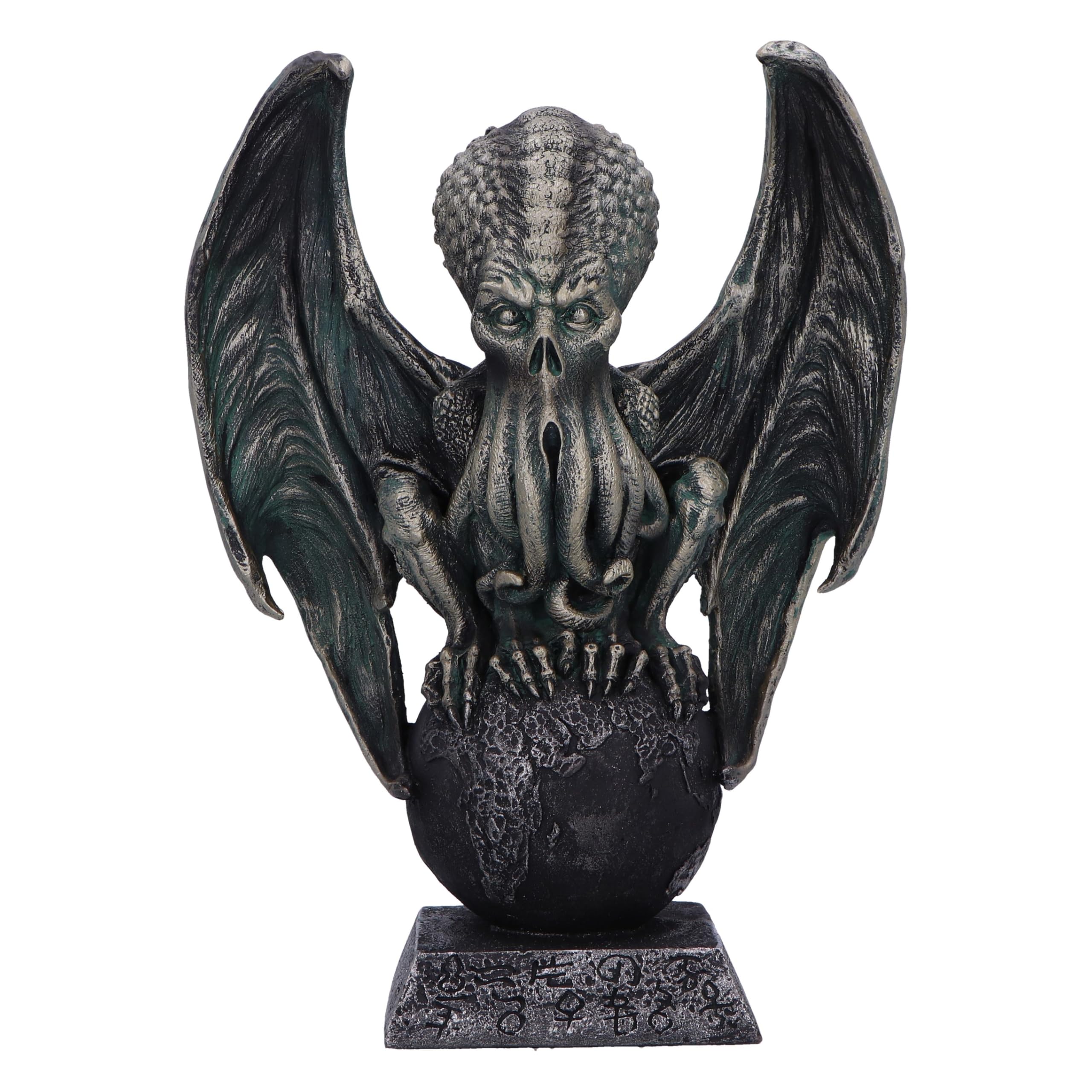 Nemesis Now Reign of Cthulhu on Ball 25cm, Resin, Black, Cast in the Finest Resin, Expertly Hand-Painted