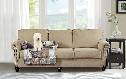 Miniatura 3 de Brilliant Sunshine Tapete acolchado calmante para cama para perro, funda extraíble y lavable, protector de cojín y fundas de sofá para perros,